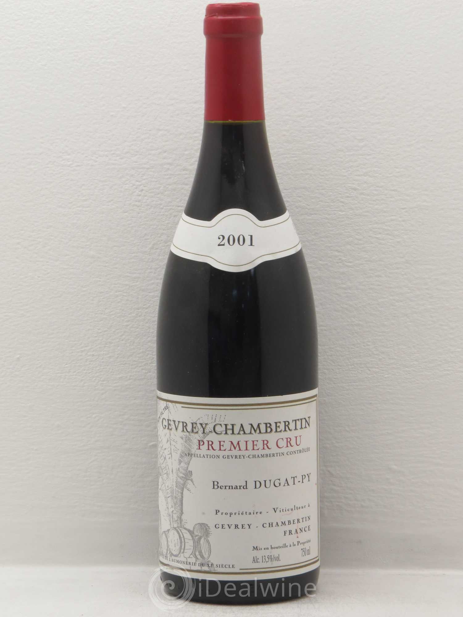 Gevrey-Chambertin 1er Cru Dugat-Py 2001 - Lot de 1 bouteille - 0