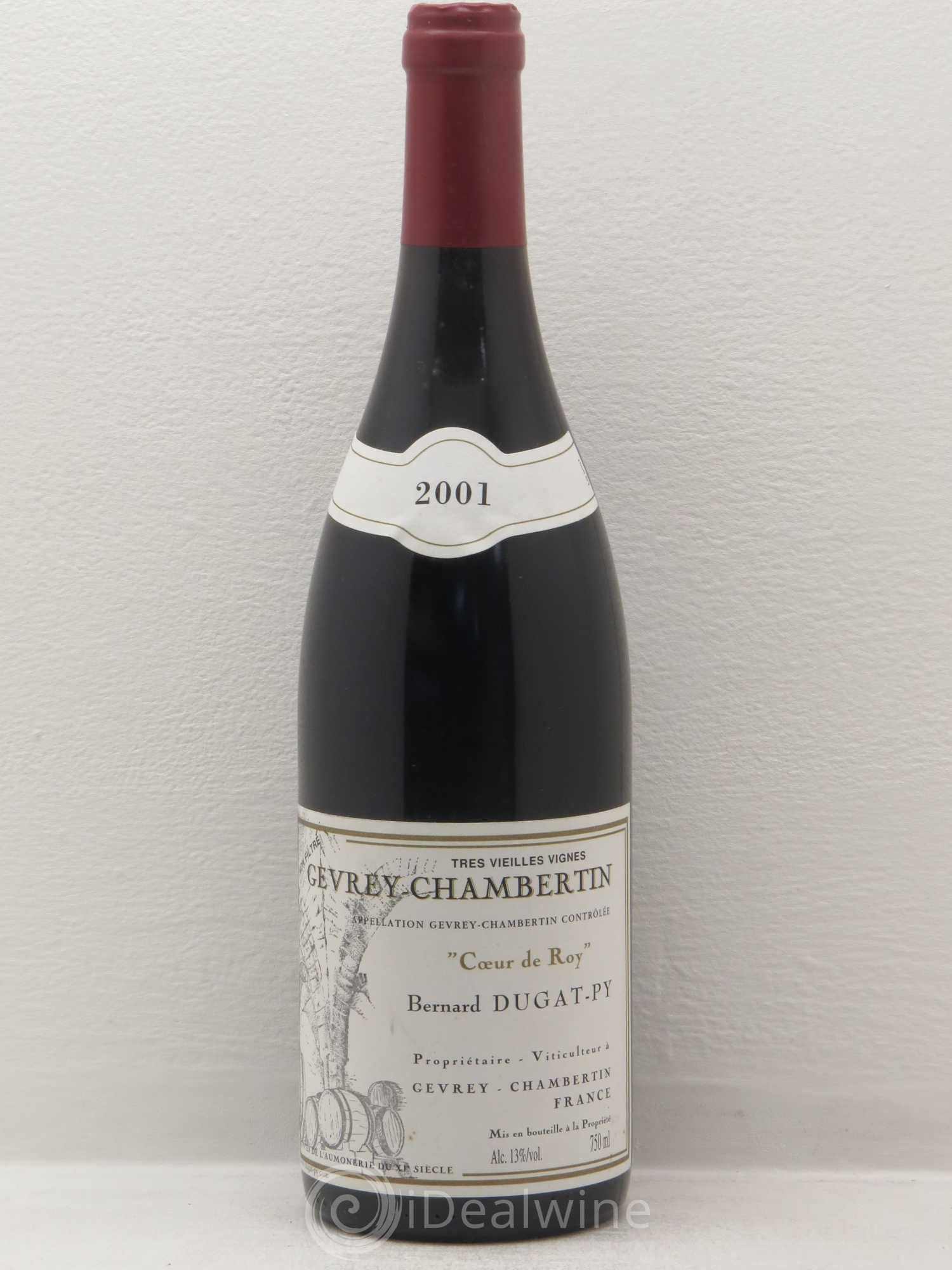 Gevrey-Chambertin Coeur de Roy Très Vieilles Vignes Dugat-Py Tres Vieilles Vignes 2001 - Posten von 1 Flasche - 0