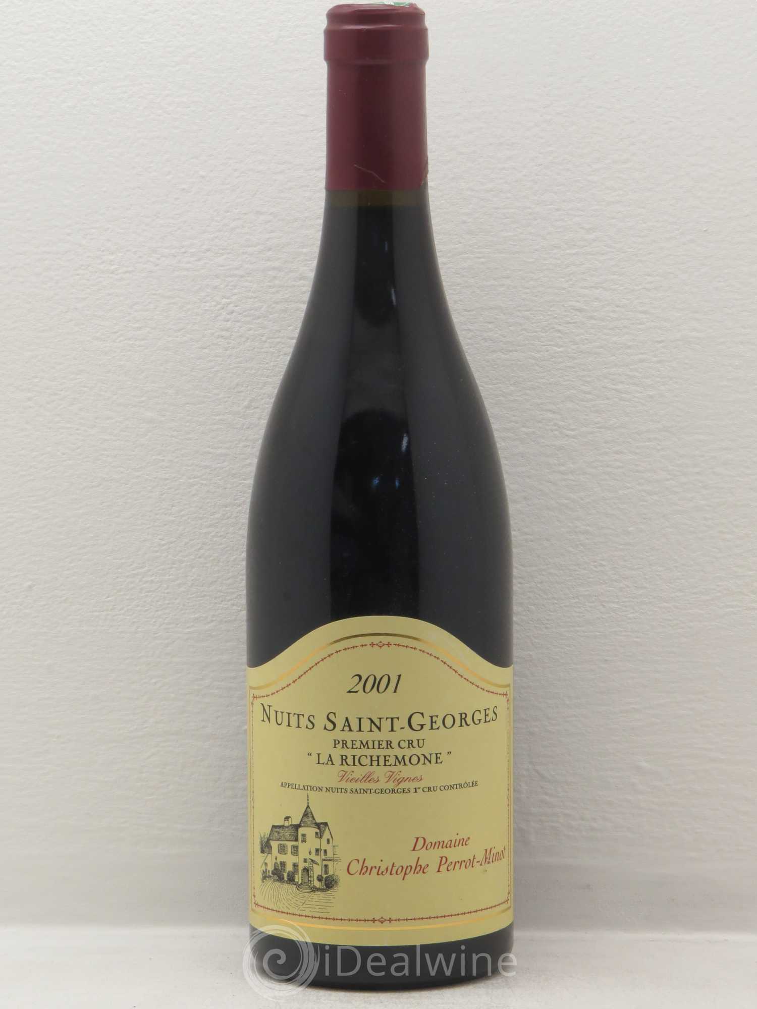 Nuits-Saint-Georges 1er Cru La Richemone Vieilles Vignes Perrot-Minot 2001 - Lot de 1 bouteille - 0