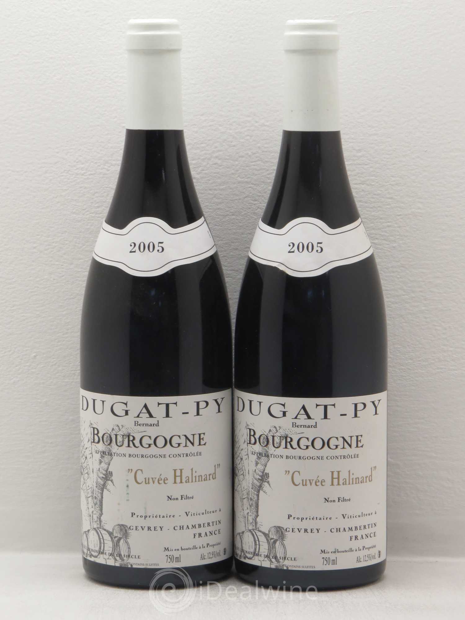 Bourgogne Bernard Dugat Py Cuvee Halinard 2005 - Posten von 2 Flaschen - 0