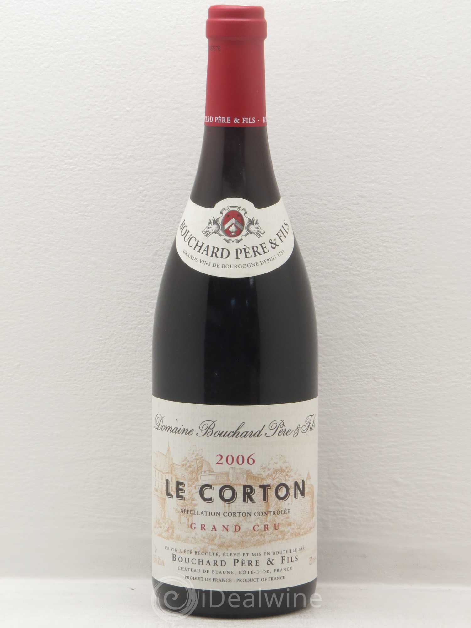 Corton Grand Cru Le Corton Bouchard Père & Fils 2006 - Lot de 1 bouteille - 0