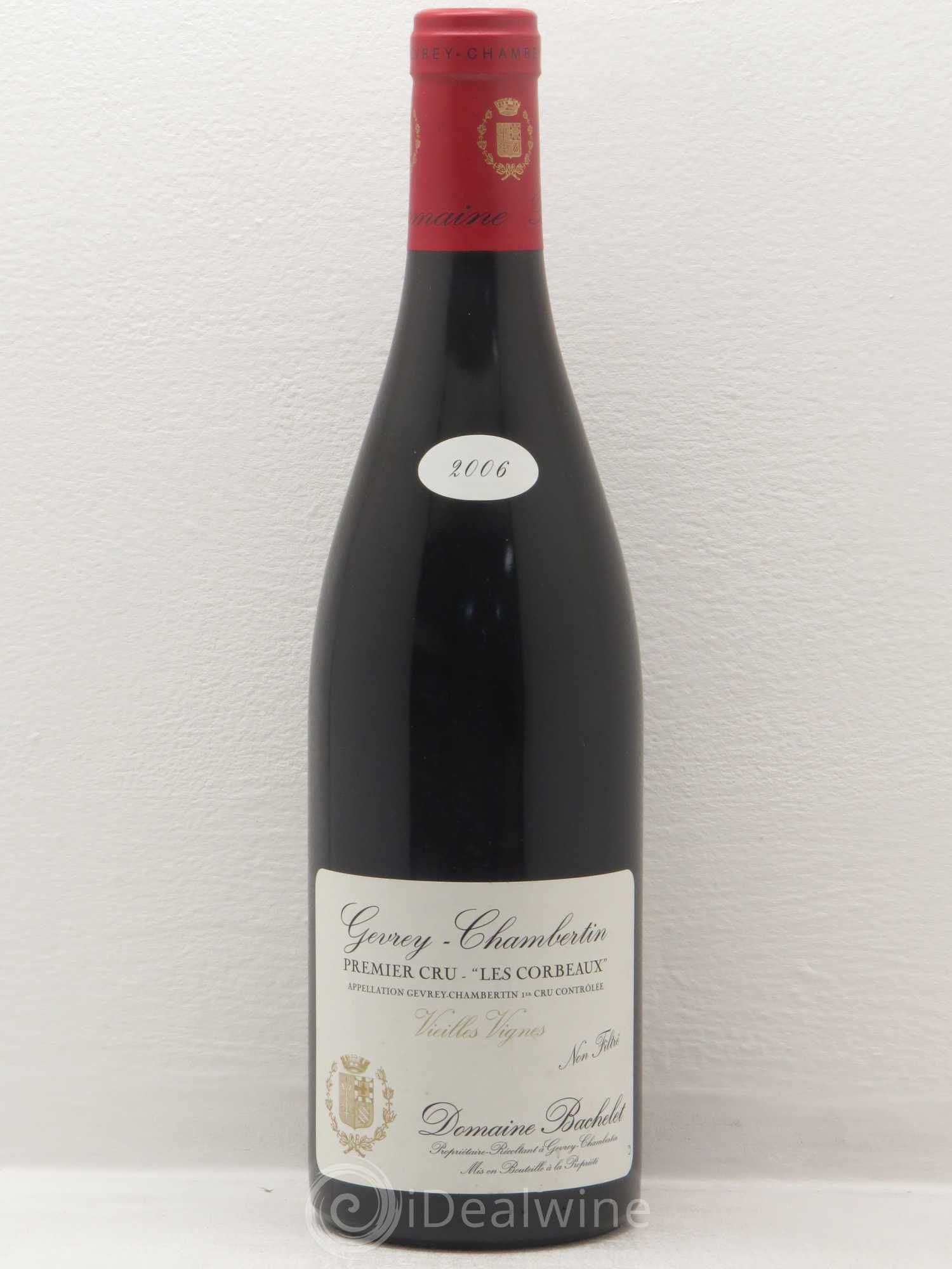 Gevrey-Chambertin 1er Cru Les Corbeaux Vielles Vignes Domaine Bachelet 2006 - Posten von 1 Flasche - 0