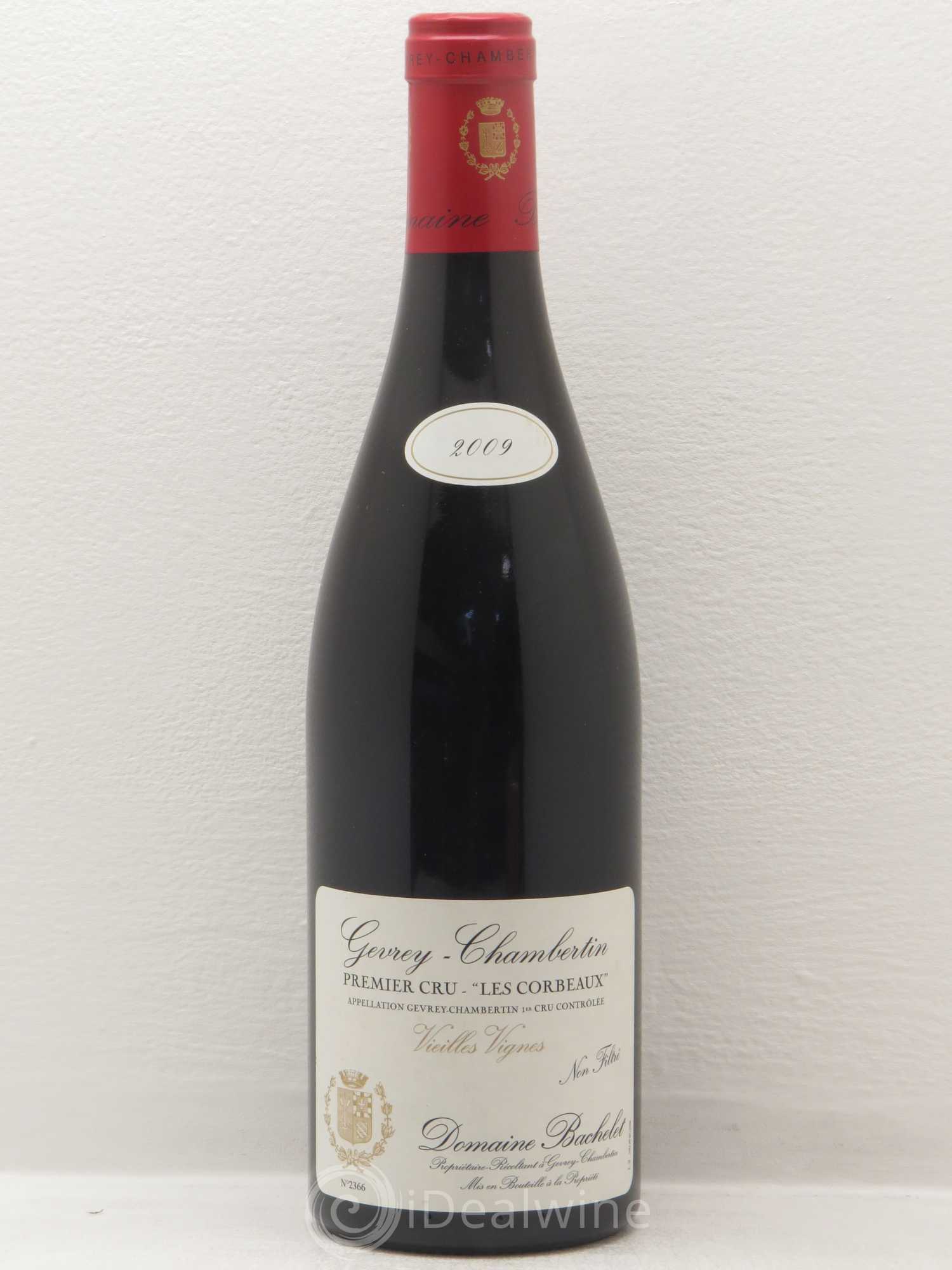 Gevrey-Chambertin 1er Cru Les Corbeaux Vieilles Vignes Domaine Bachelet 2009 - Posten von 1 Flasche - 0