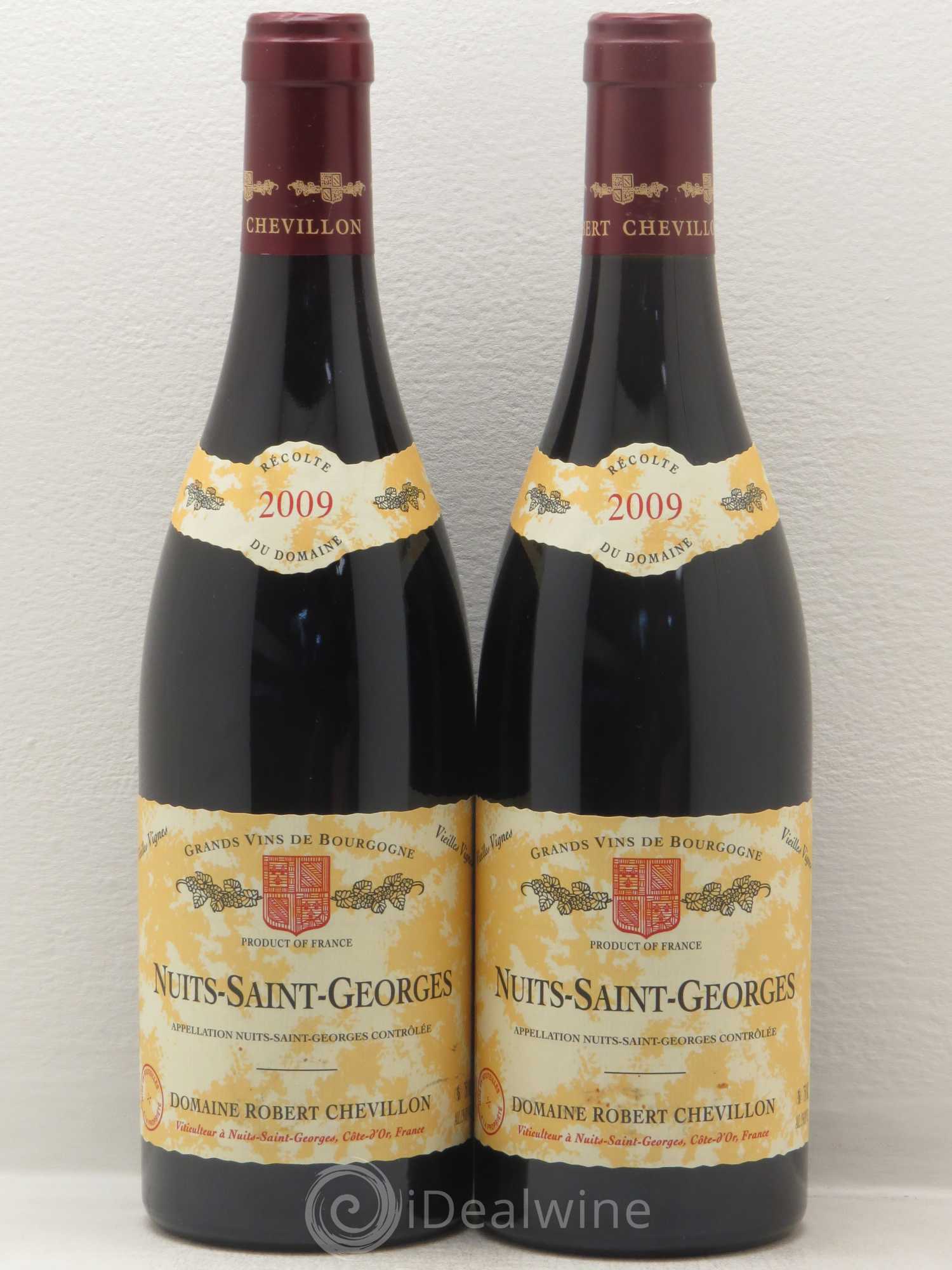 Nuits-Saint-Georges Robert Chevillon 2009 - Lot de 2 bouteilles - 0