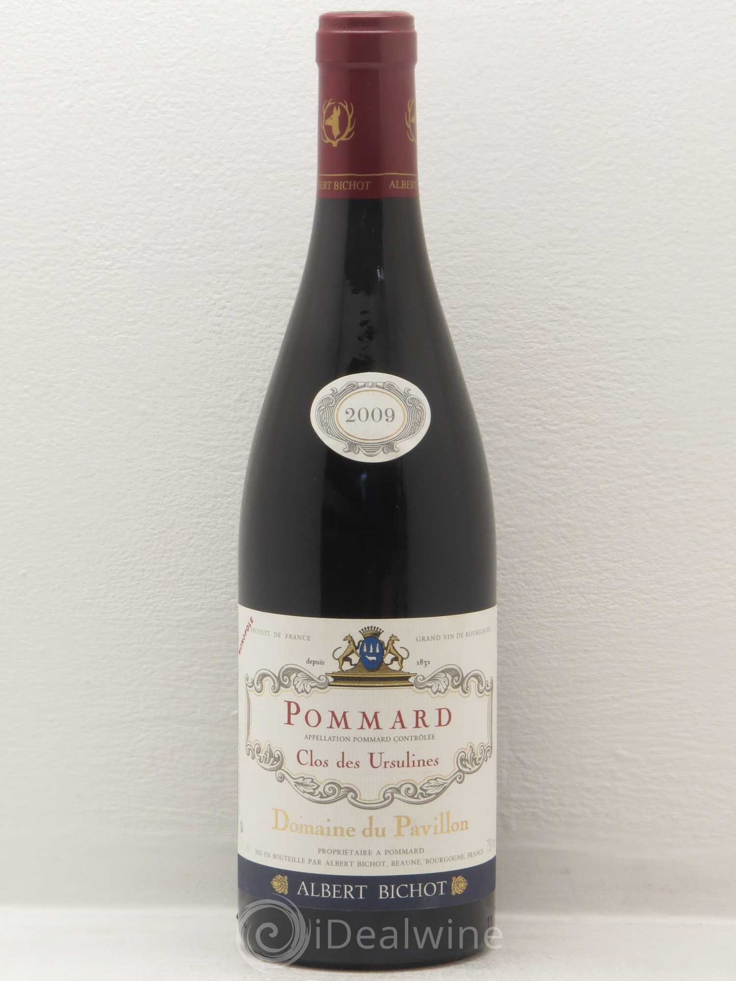 Pommard Clos des Ursulines Domaine du Pavillon - Albert Bichot 2009 - Lot de 1 bouteille - 0