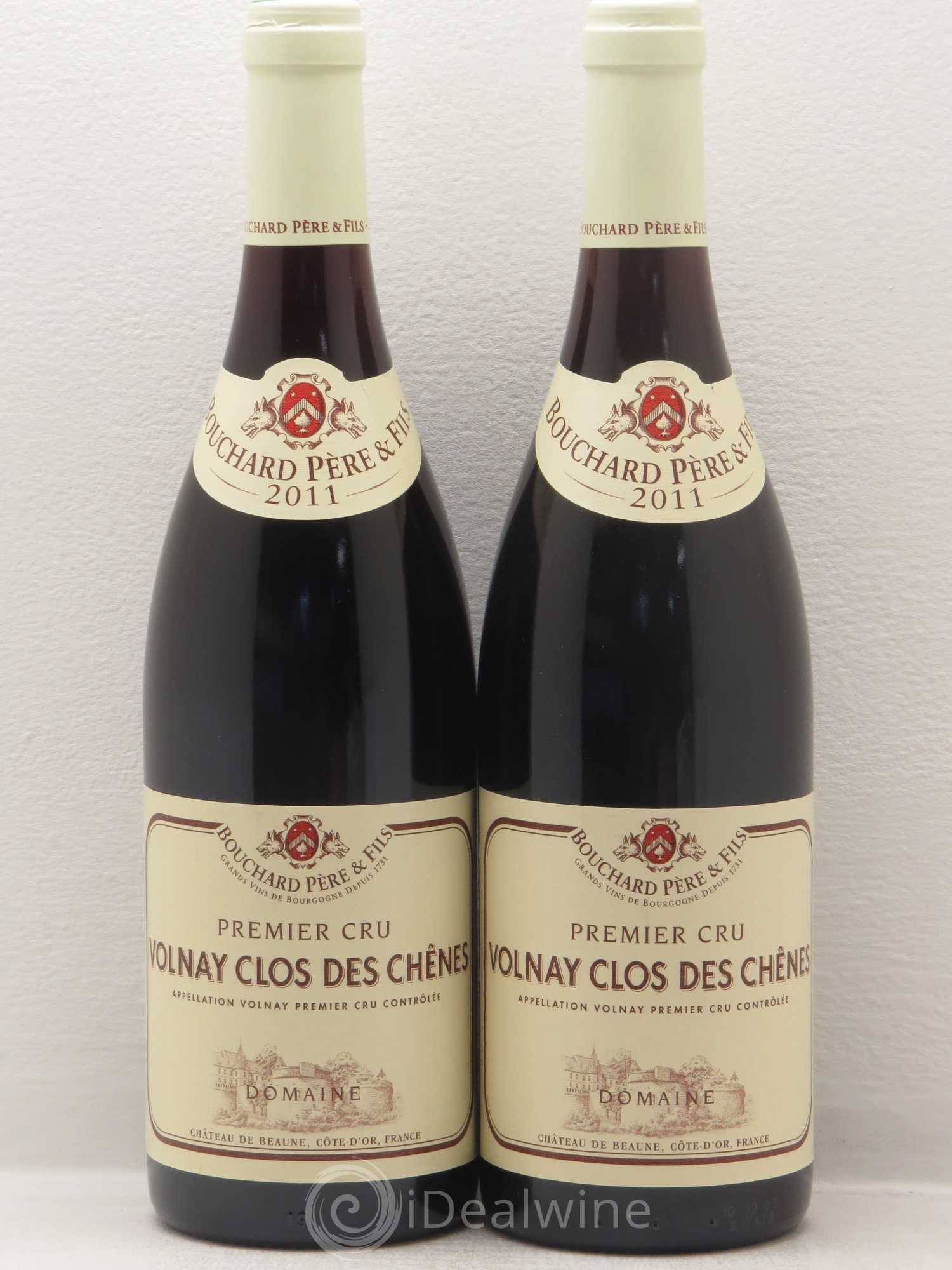 Volnay 1er Cru Clos des Chênes Bouchard Père & Fils 2011 - Lot de 2 bouteilles - 0
