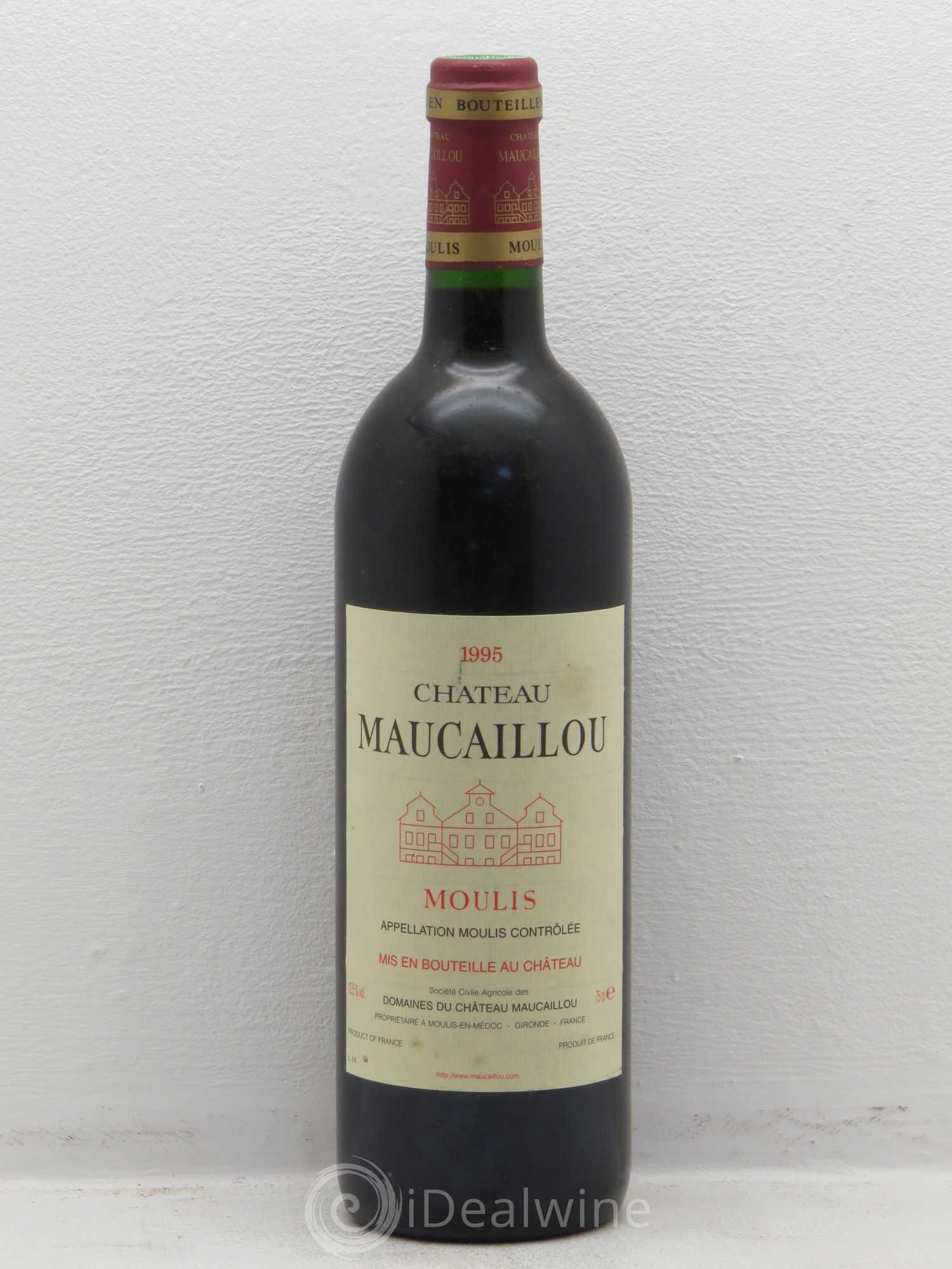 Château Maucaillou 1995 - Lot de 1 bouteille - 0