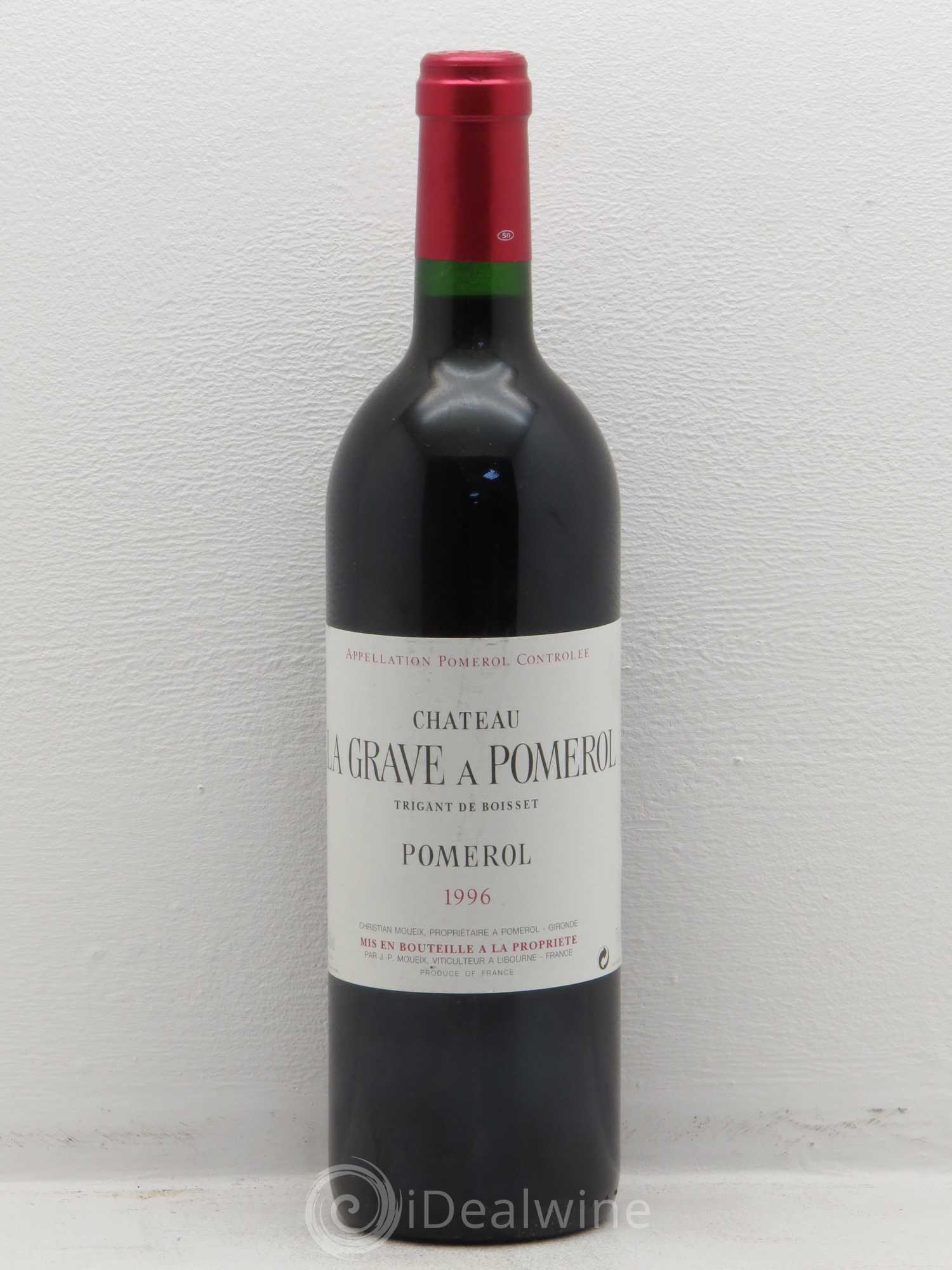 Château La Grave à Pomerol (Trigant de Boisset) 1996 - Lot de 1 bouteille - 0