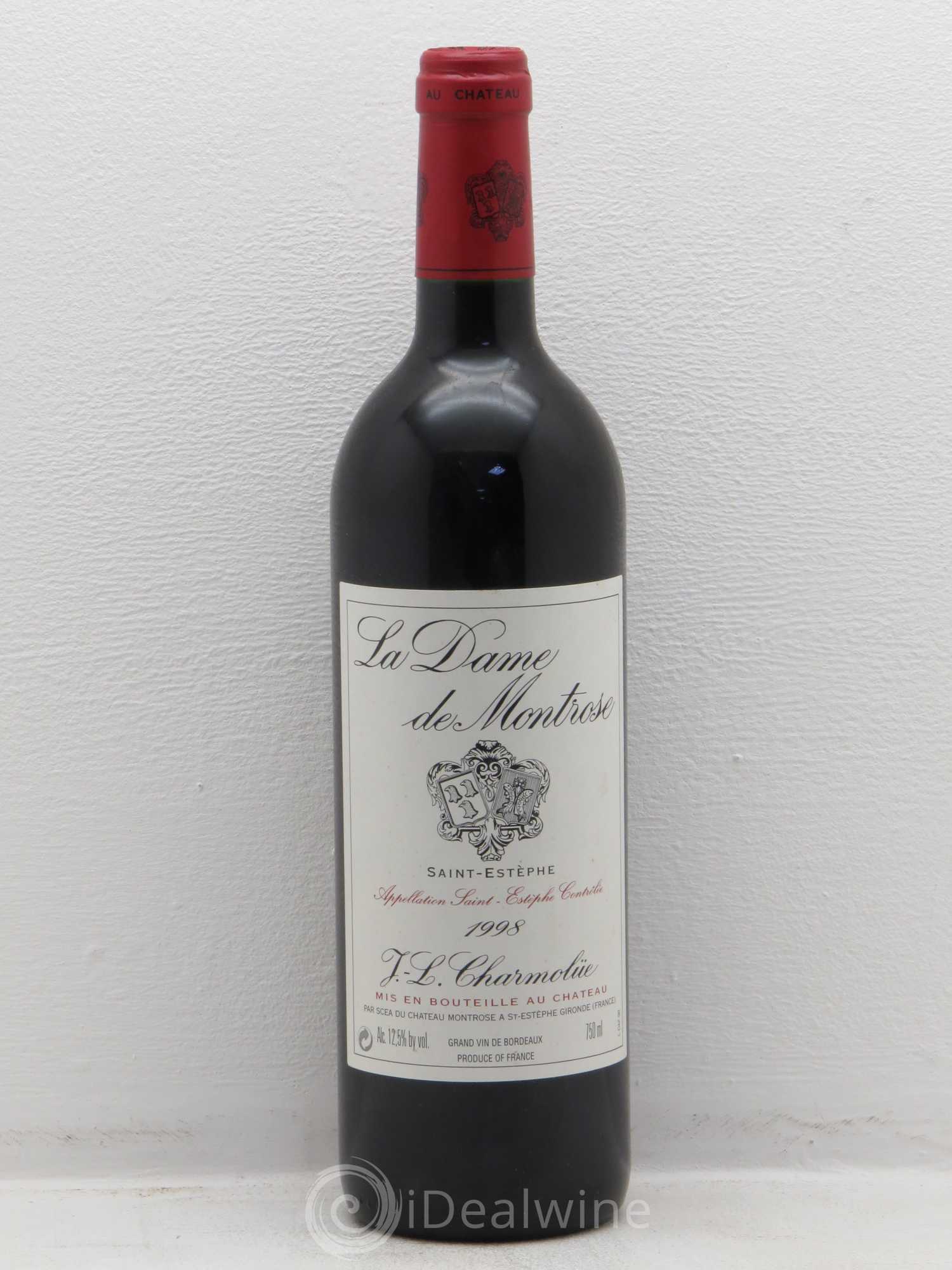 La Dame de Montrose Second Vin 1998 - Lot de 1 bouteille - 0