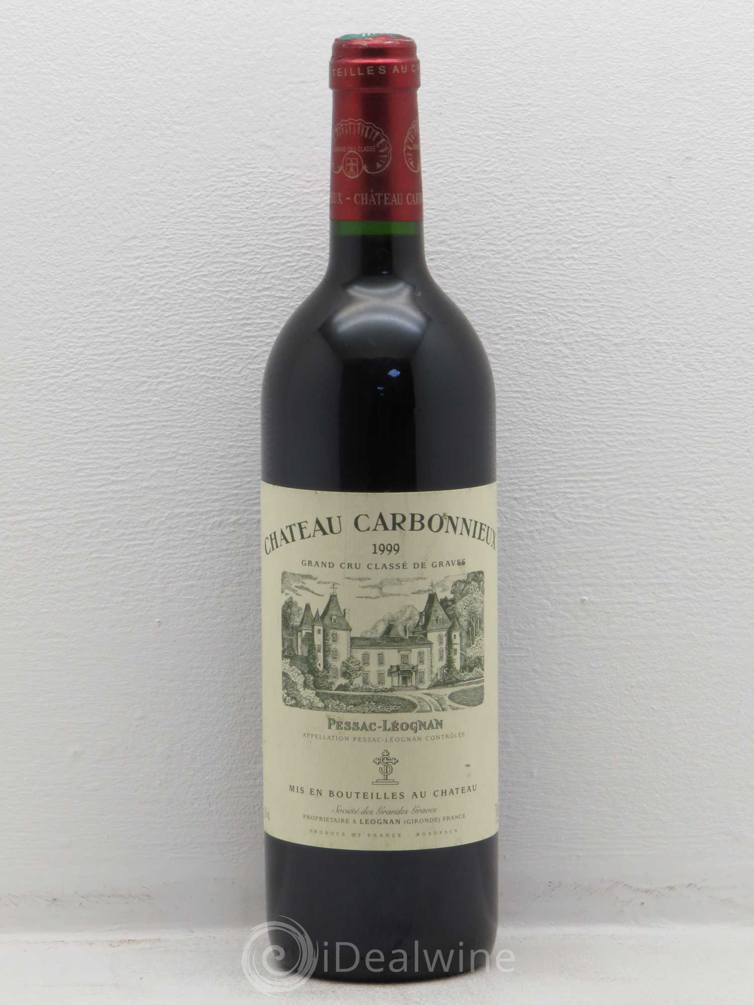 Château Carbonnieux Cru Classé de Graves 1999 - Lot de 1 bouteille - 0
