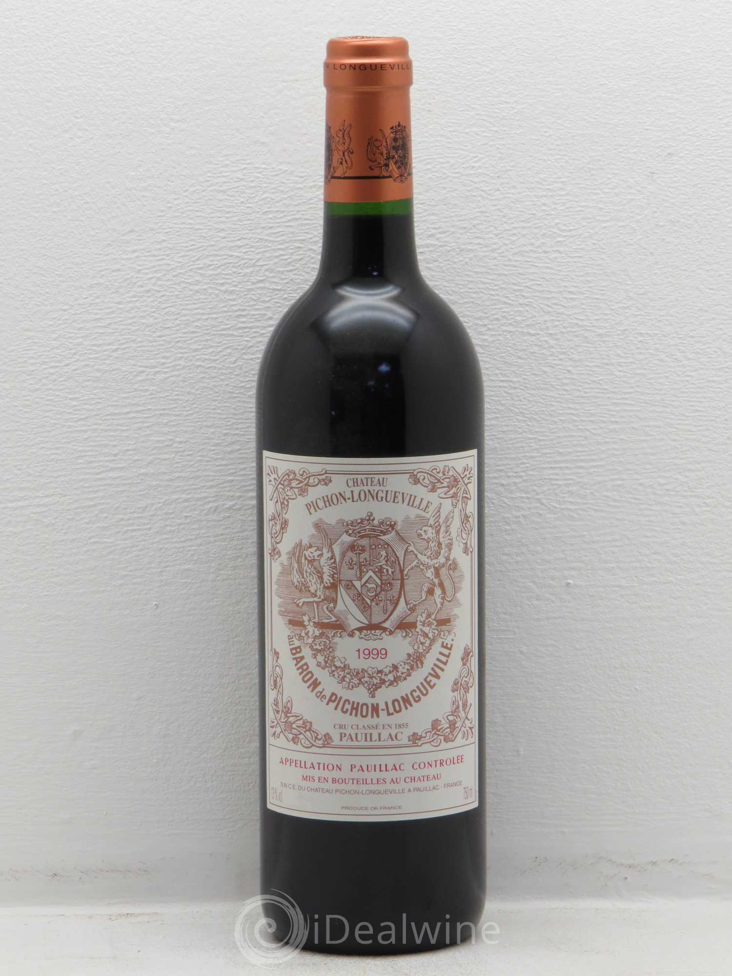 Pichon Longueville Baron 2ème Grand Cru Classé 1999 - Lot de 1 bouteille - 0