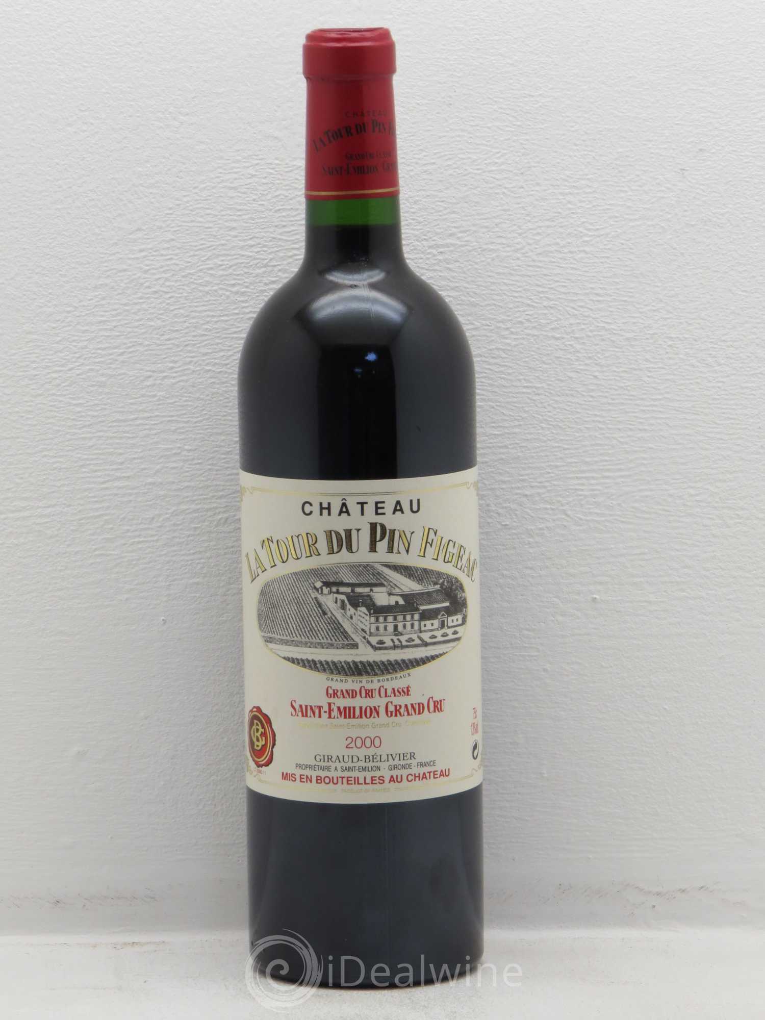 Château la Tour du Pin Figeac 2000 - Lot de 1 bouteille - 0