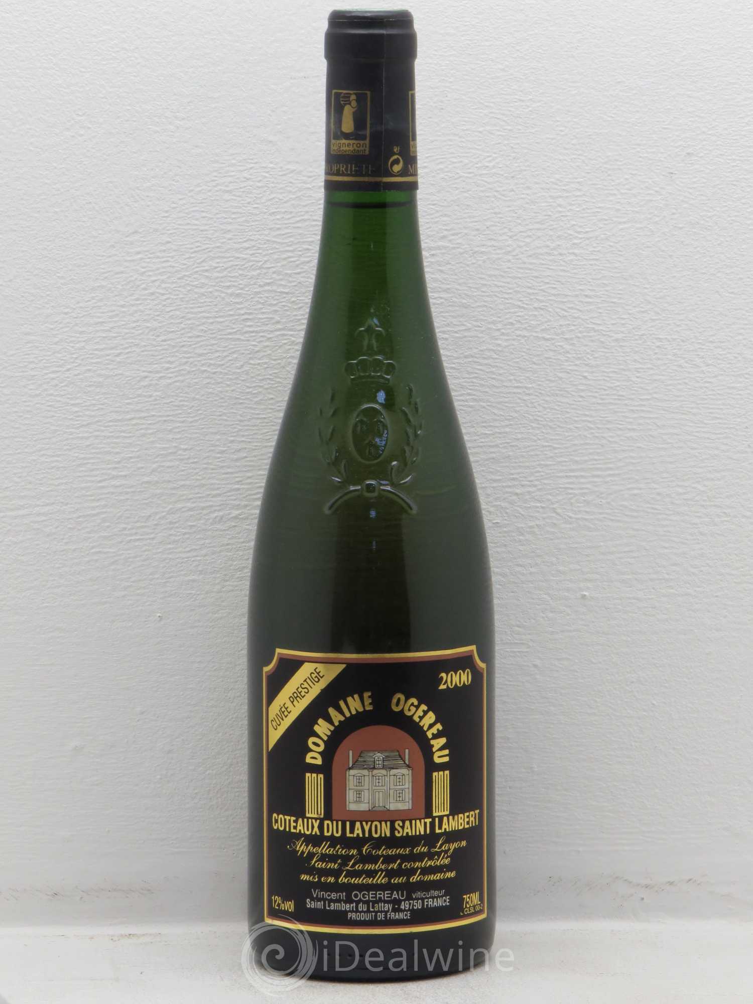 Coteaux du Layon Saint Lambert Cuvee Prestige Domaine Ogereau (sans prix de réserve) 2000 - Posten von 1 Flasche - 0
