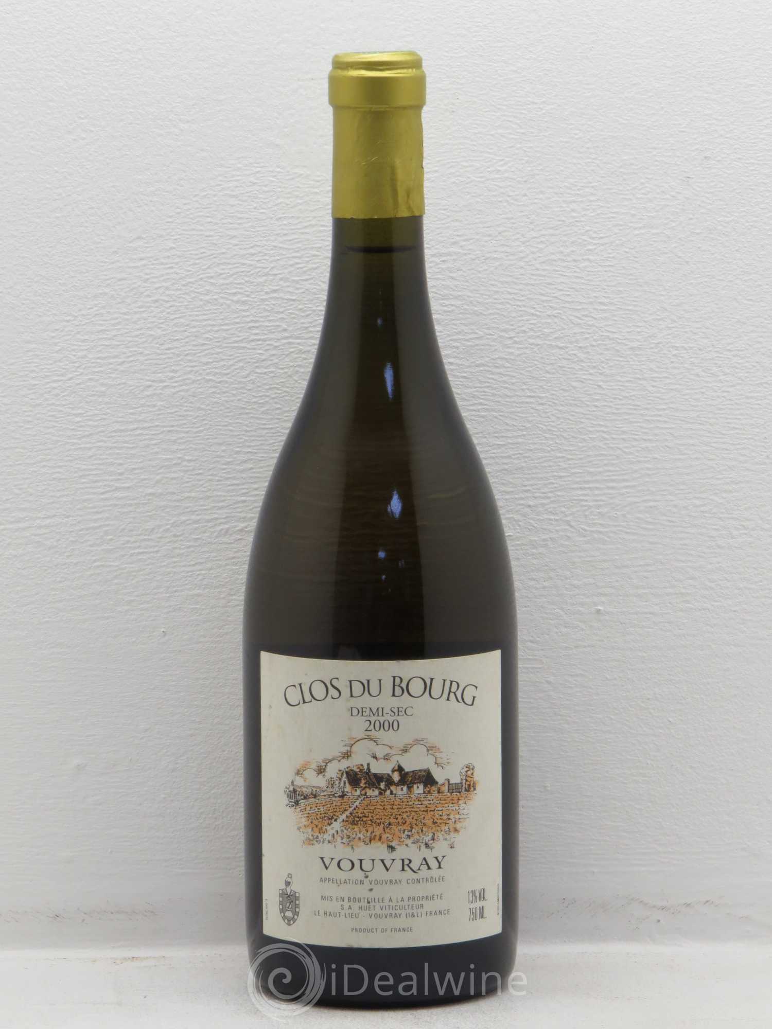 Vouvray Le Haut-Lieu Demi-Sec Domaine Huet Demi sec (sans prix de réserve) 2000 - Lot de 1 bouteille - 0