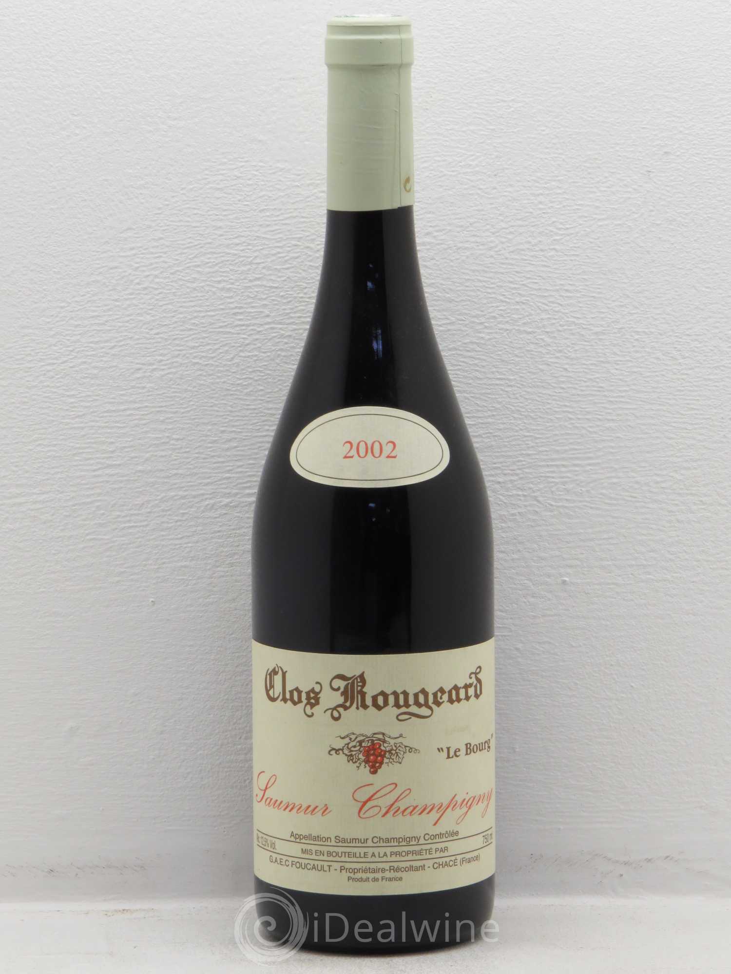 Saumur-Champigny Le Bourg Clos Rougeard 2002 - Lot de 1 bouteille - 0
