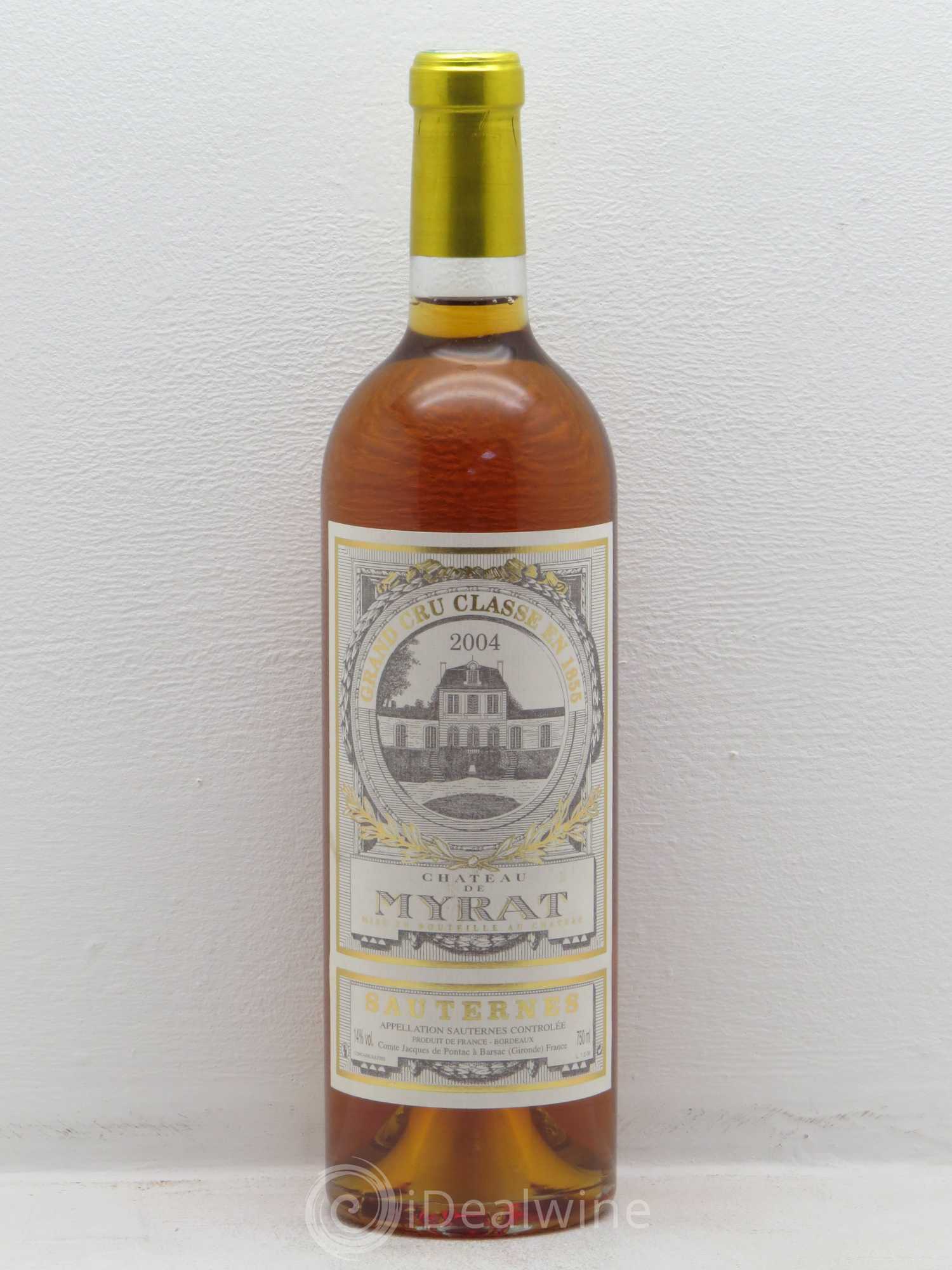 Château de Myrat 2ème Grand Cru Classé 2004 - Lotto di 1 bottiglia - 0