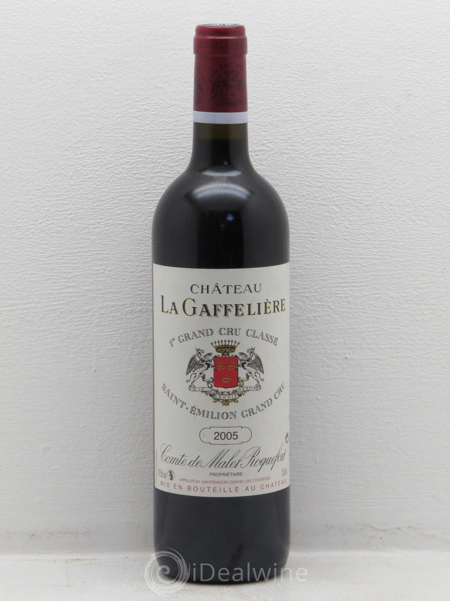 Château la Gaffelière 1er Grand Cru Classé B 2005 - Lot de 1 bouteille - 0