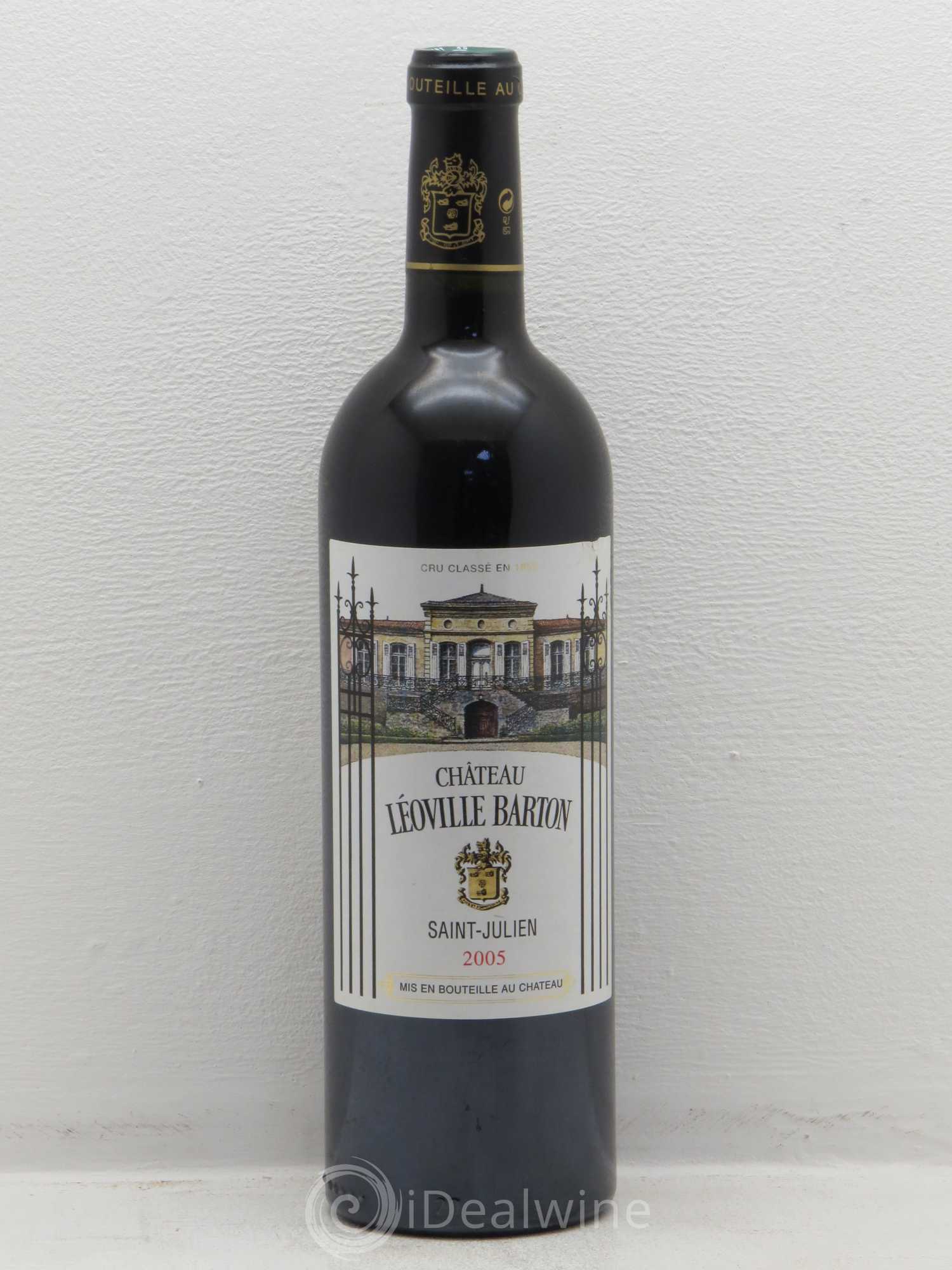 Château Léoville Barton 2ème Grand Cru Classé 2005 - Lot de 1 bouteille - 0