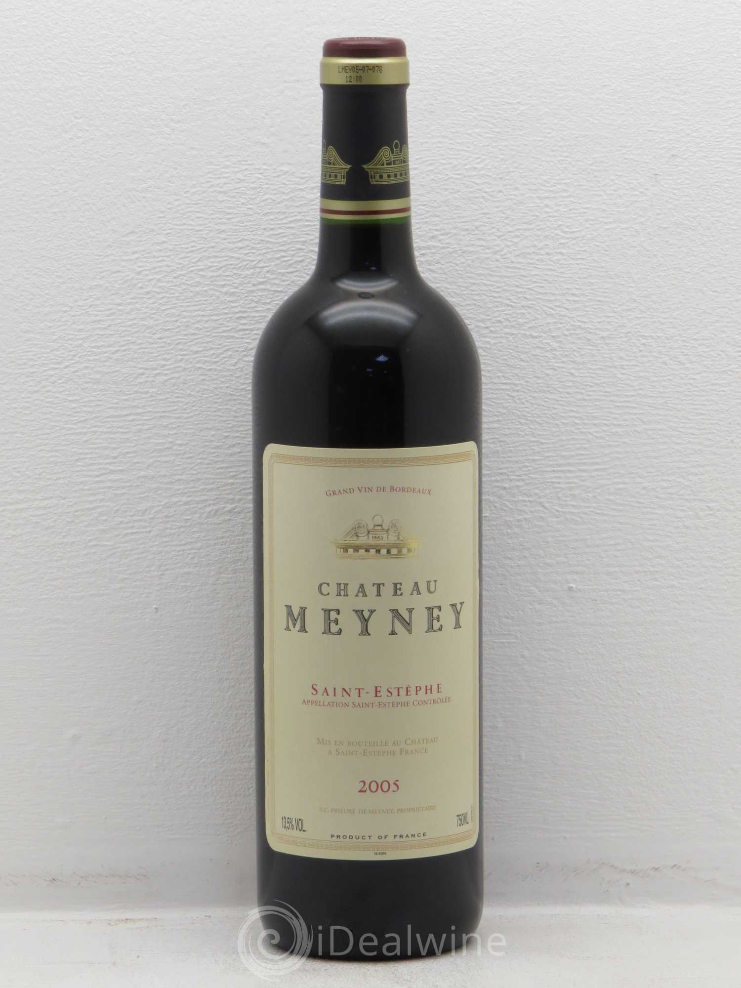Château Meyney 2005 - Lot de 1 bouteille - 0