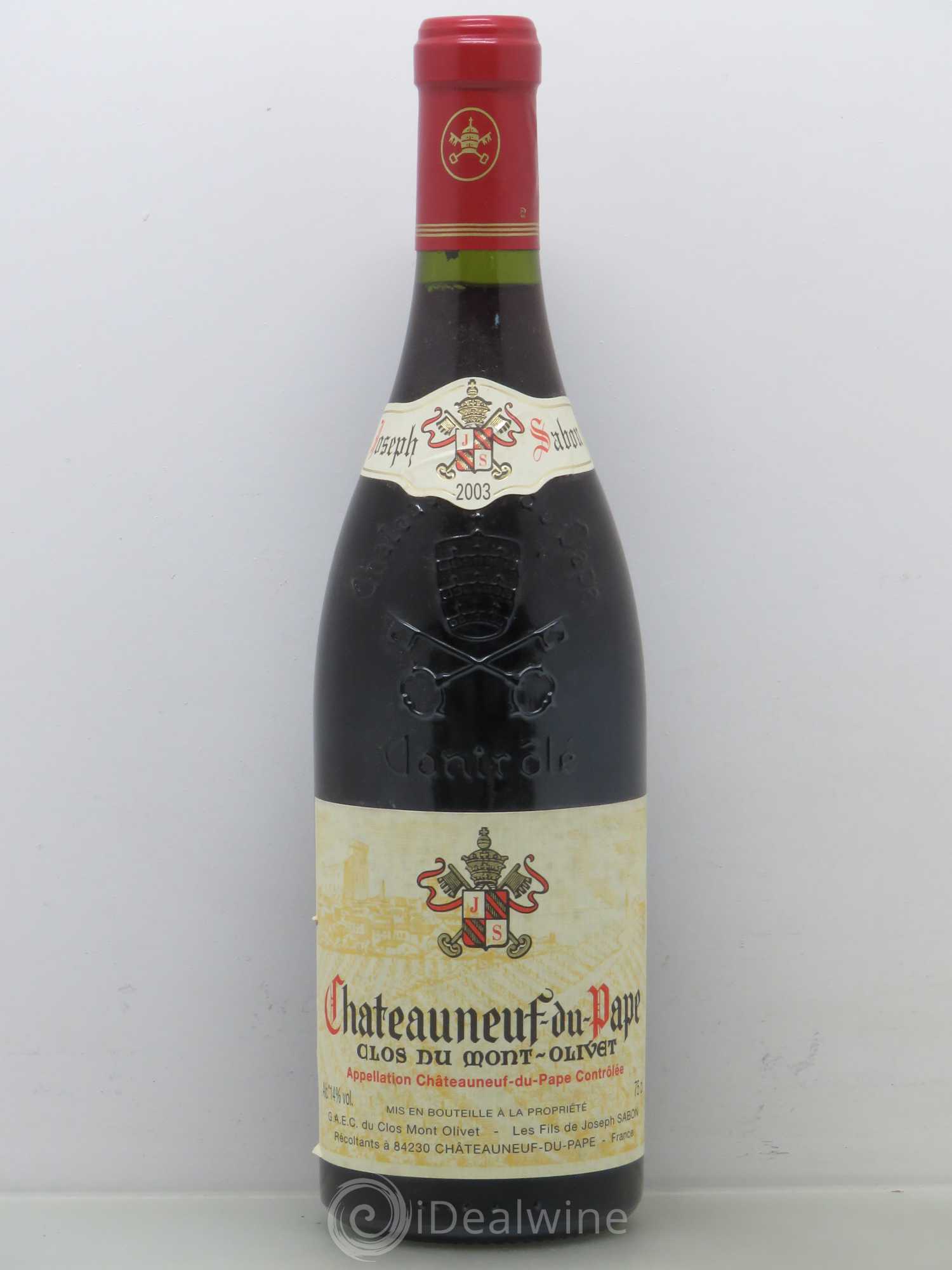 Châteauneuf-du-Pape Clos du Mont-Olivet 2003 - Lot de 1 bouteille - 0