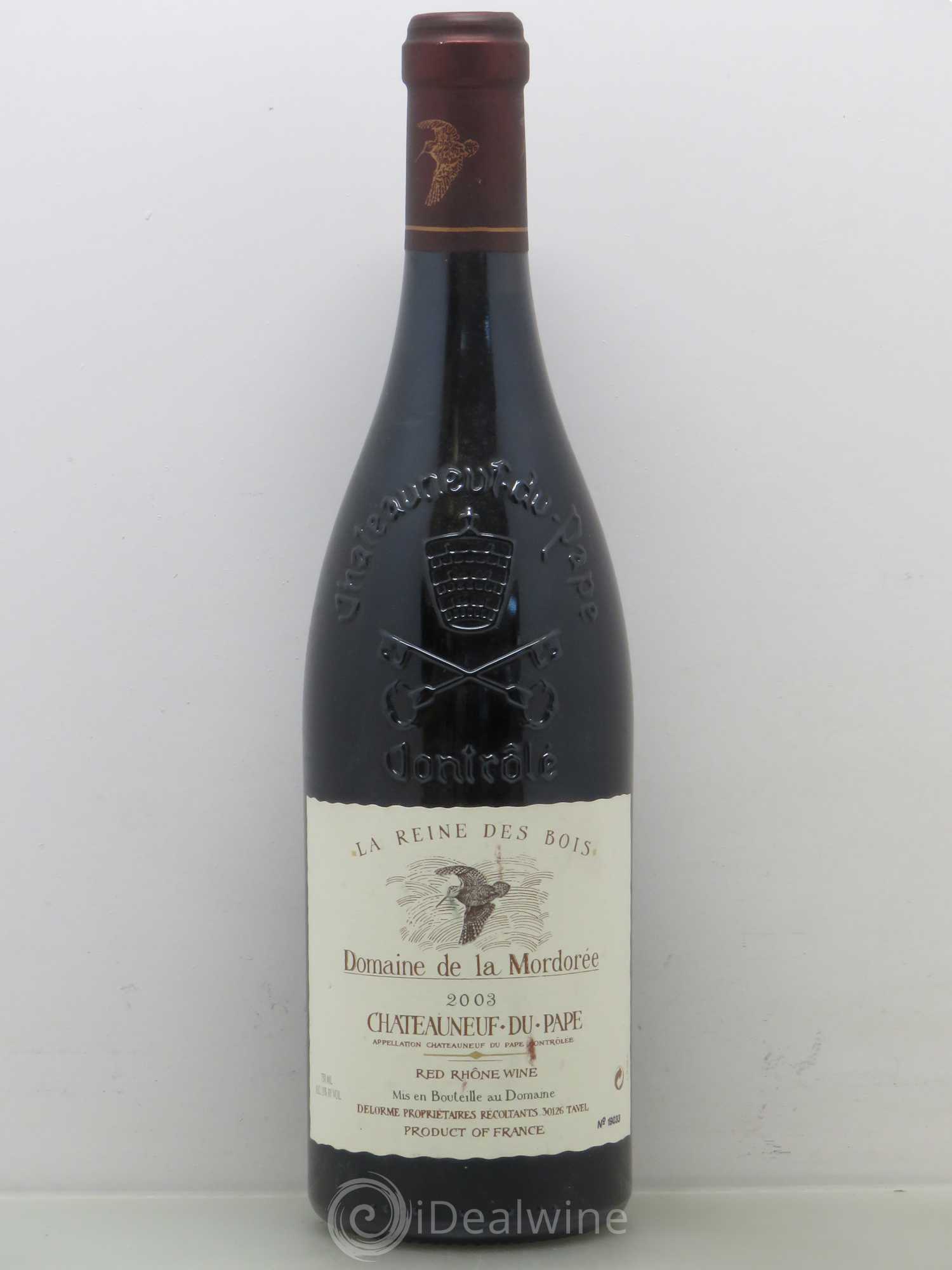 Châteauneuf-du-Pape Domaine de La Mordorée (Domaine de) 2003 - Lot de 1 bouteille - 0