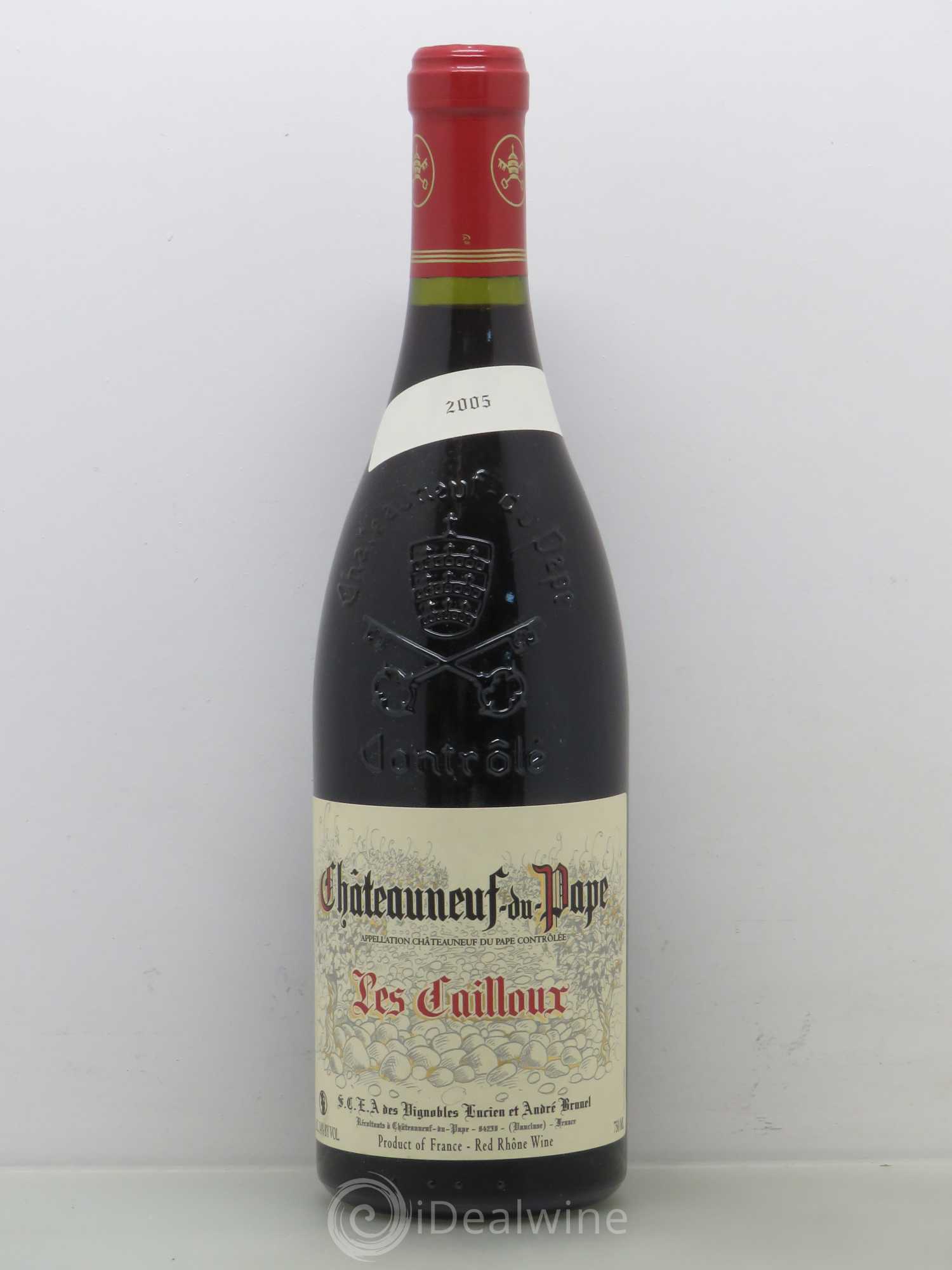 Châteauneuf-du-Pape Les Cailloux André Brunel 2005 - Lot de 1 bouteille - 0