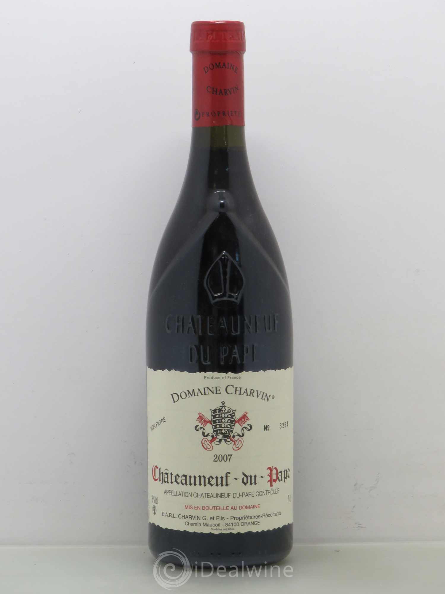 Châteauneuf-du-Pape Charvin (Domaine) 2007 - Lot de 1 bouteille - 0