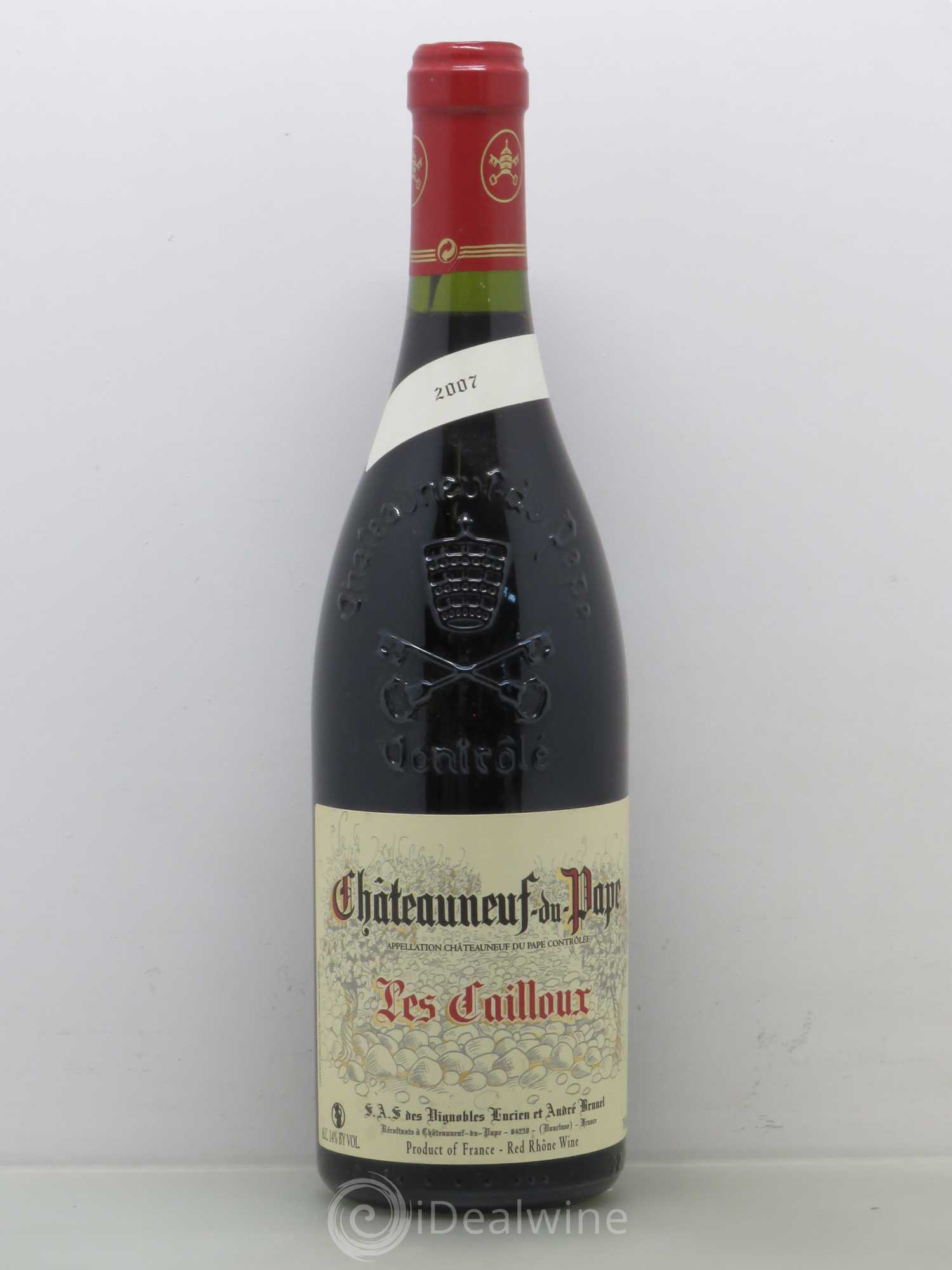 Châteauneuf-du-Pape Les Cailloux André Brunel 2007 - Lot de 1 bouteille - 0
