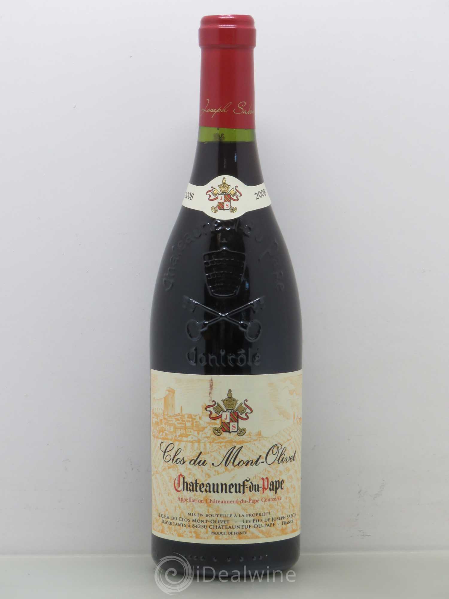 Châteauneuf-du-Pape Clos du Mont-Olivet 2008 - Lot de 1 bouteille - 0