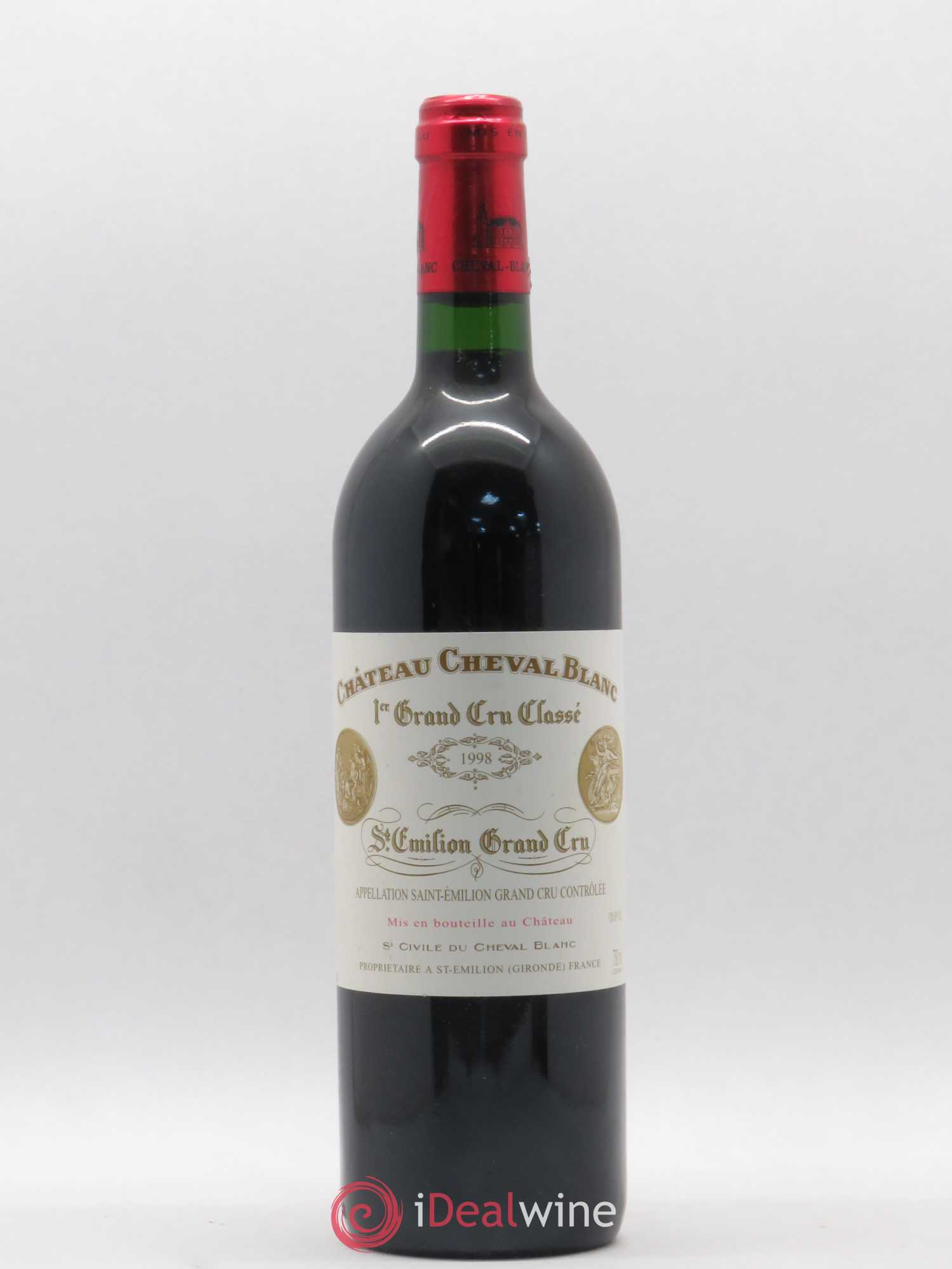 Château Cheval Blanc 1er Grand Cru Classé A 1998 - Lot de 1 bouteille - 0