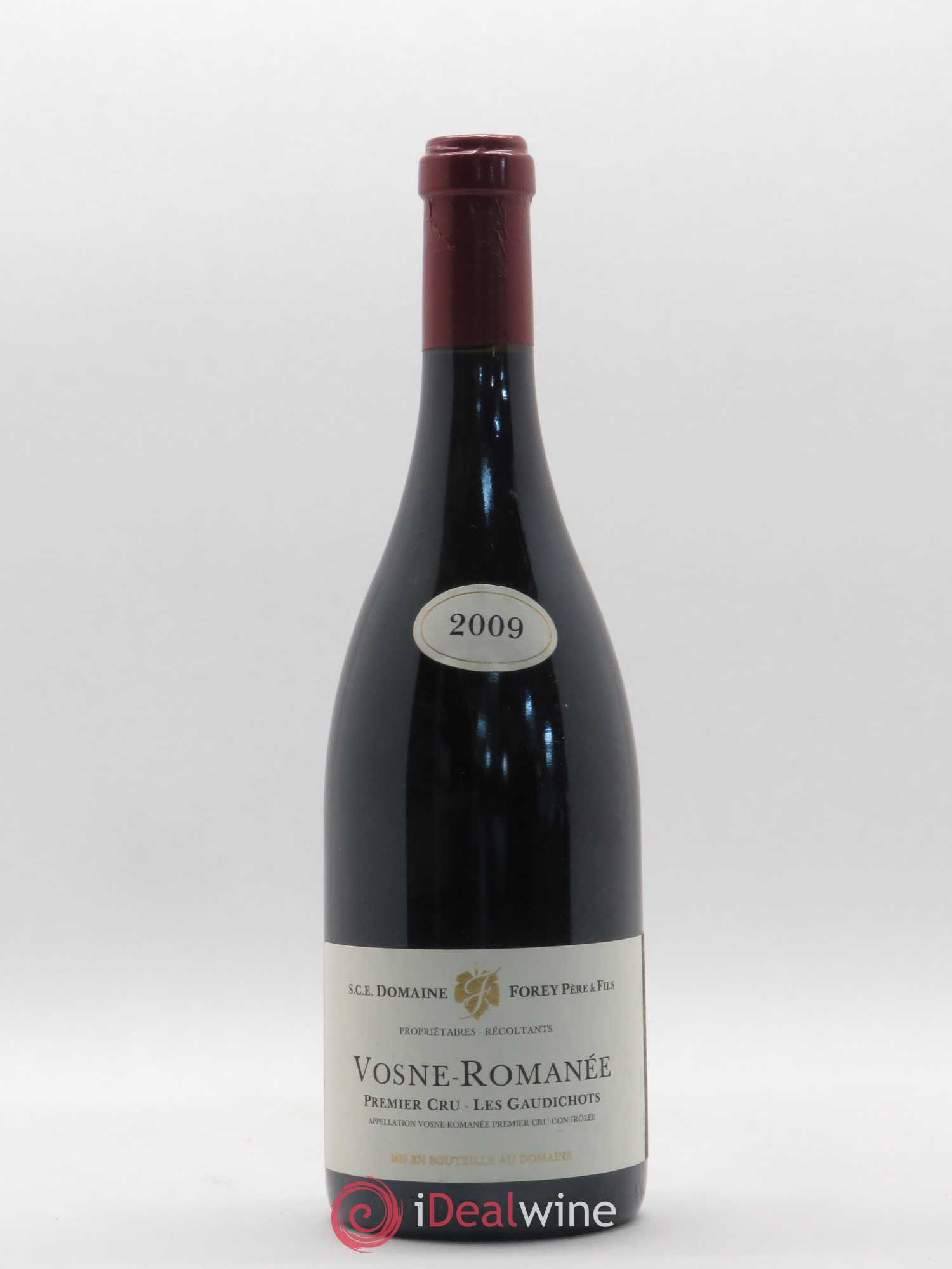 Vosne-Romanée 1er Cru Les Gaudichots Forey Père et Fils (Domaine) 2009 - Lot de 1 bouteille - 0