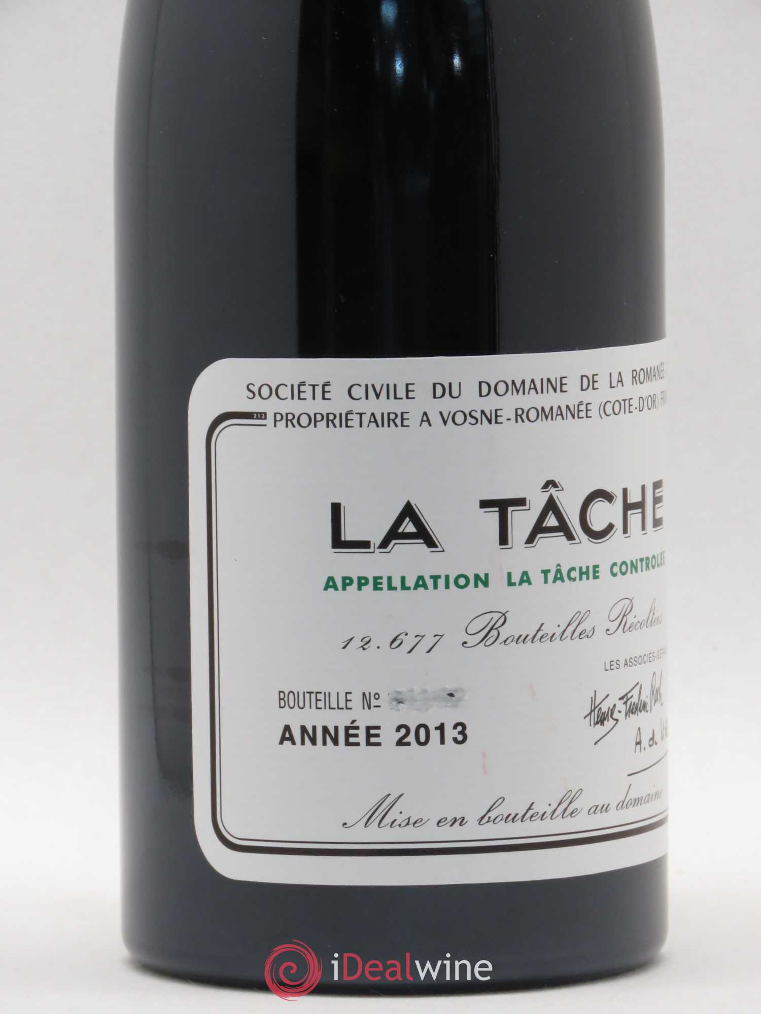 La Tâche Grand Cru Domaine de la Romanée-Conti 2013 - Lot de 1 bouteille - 2