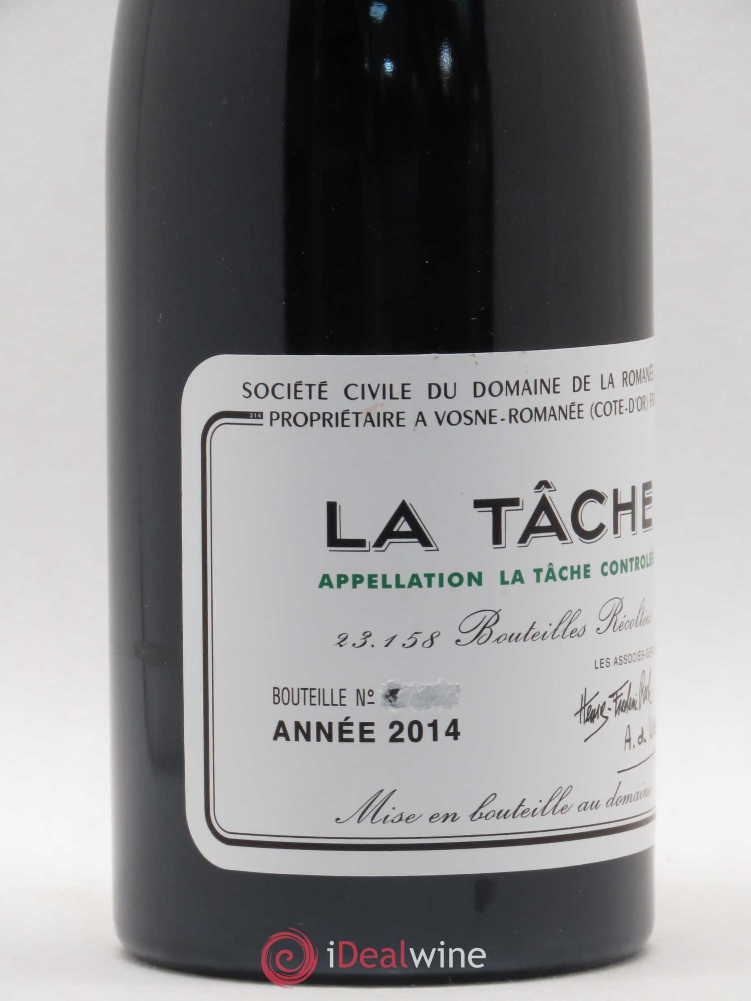 La Tâche Grand Cru Domaine de la Romanée-Conti 2014 - Lot de 1 bouteille - 2