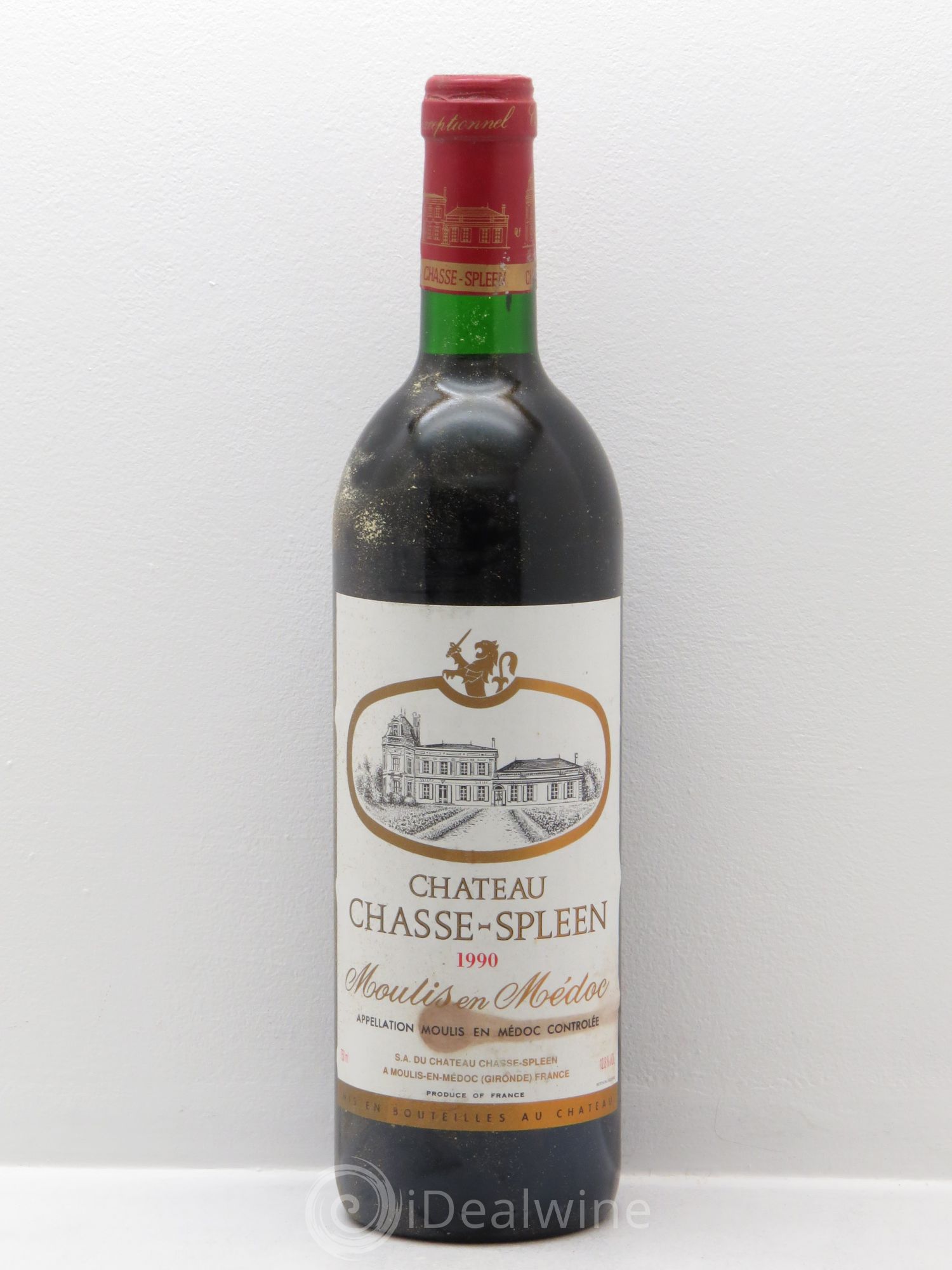 Château Chasse Spleen 1990 - Lot de 1 bouteille - 0