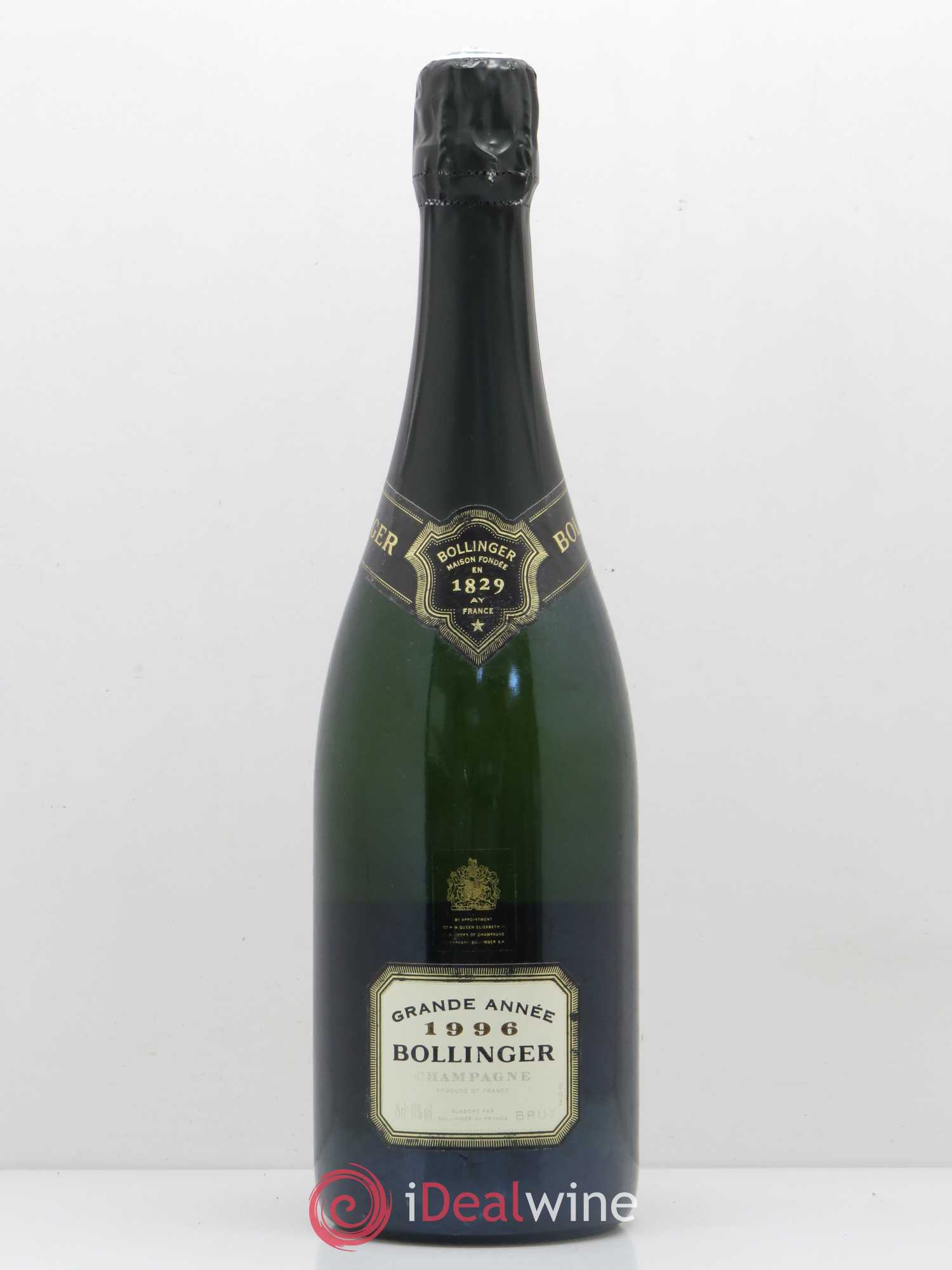 La Grande Année Brut Bollinger 1996 - Lot de 1 bouteille - 0