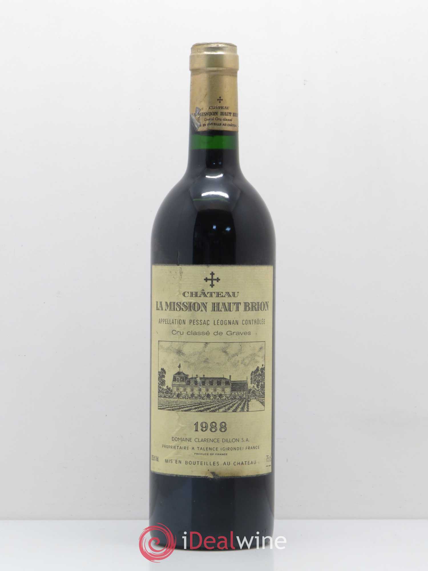 Château la Mission Haut-Brion Cru Classé de Graves 1988 - Lot de 1 bouteille - 0