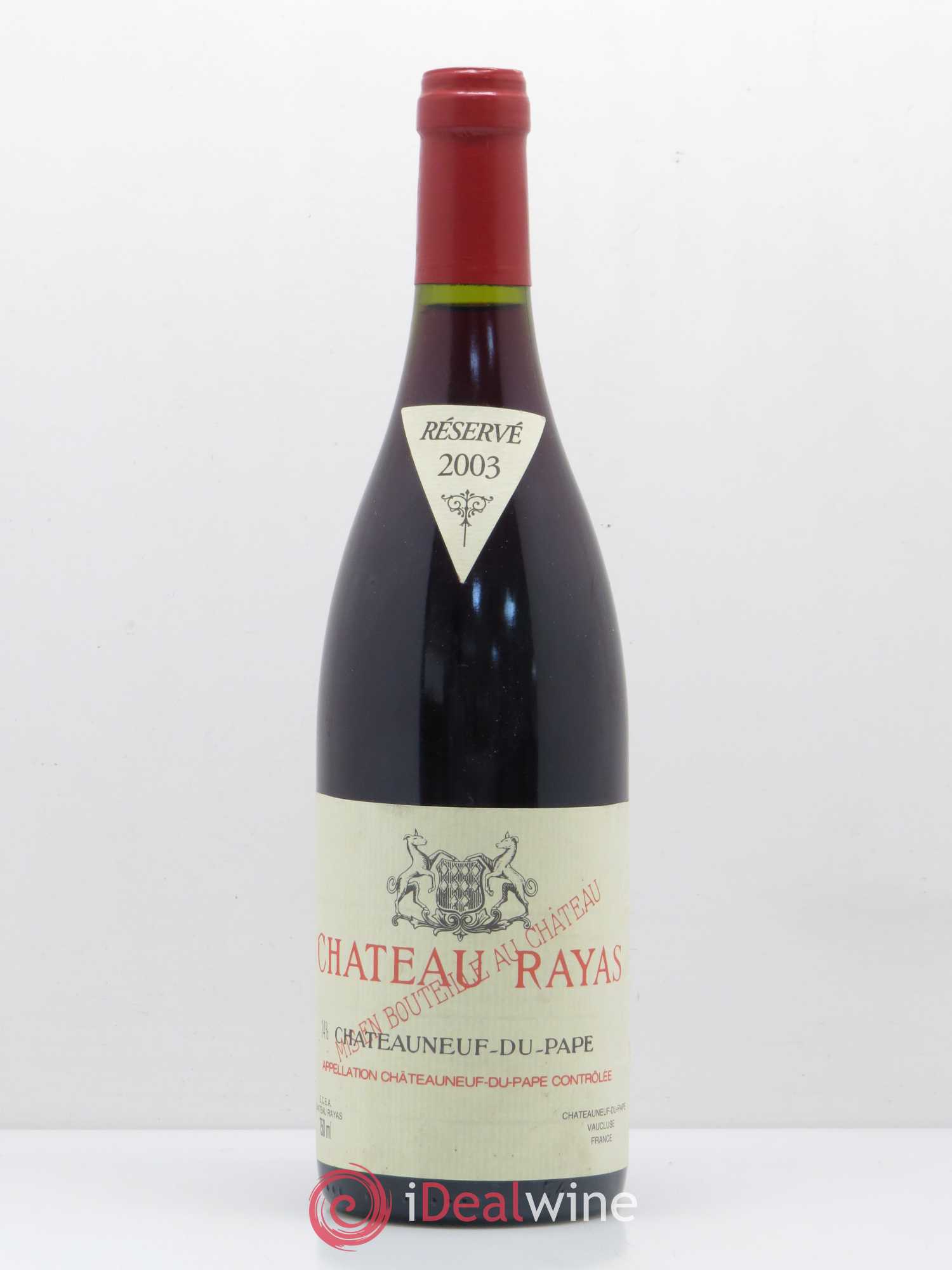 Châteauneuf-du-Pape Château Rayas Emmanuel Reynaud 2003 - Lot de 1 bouteille - 0