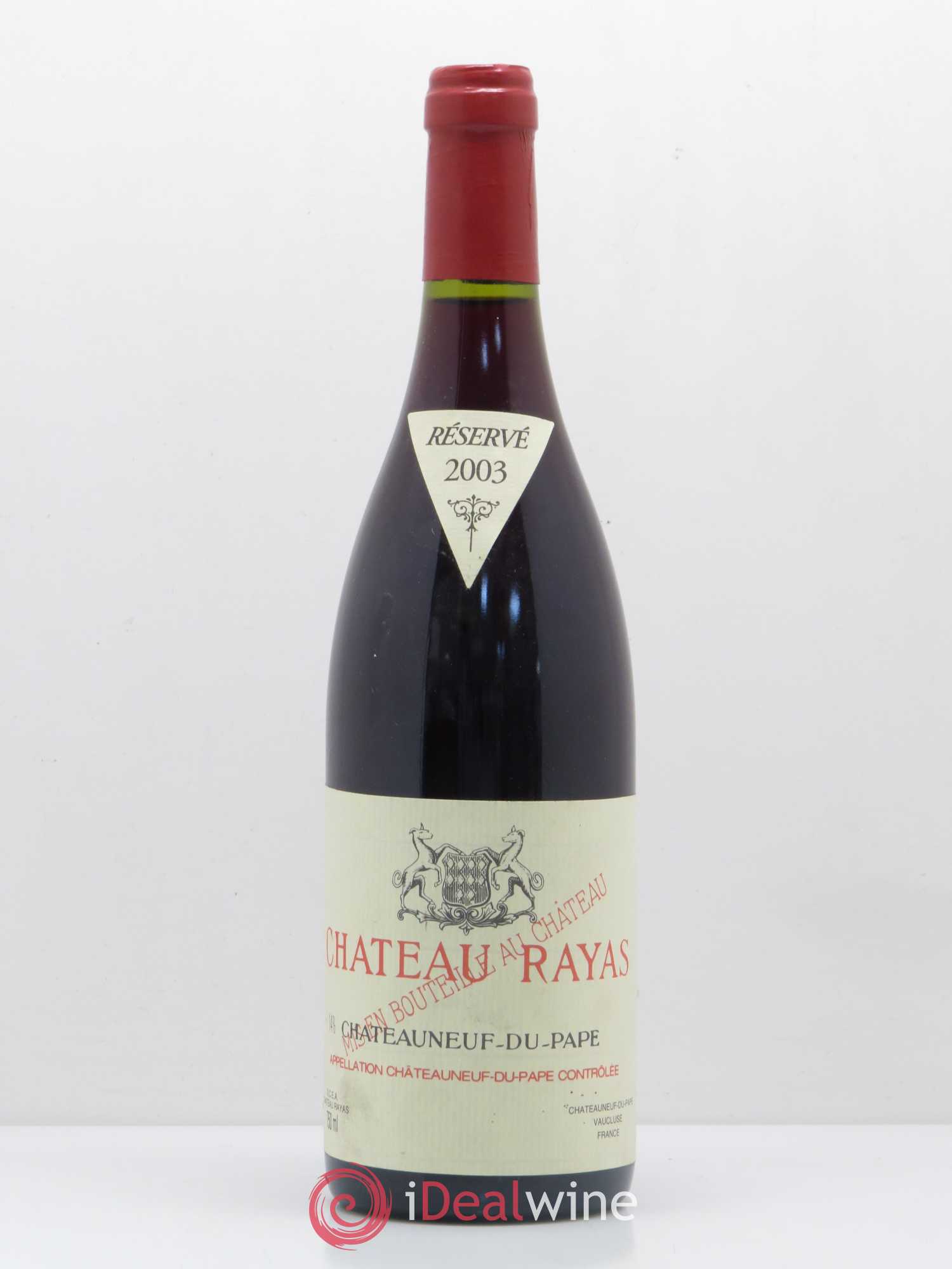 Châteauneuf-du-Pape Château Rayas Emmanuel Reynaud 2003 - Lot de 1 bouteille - 0