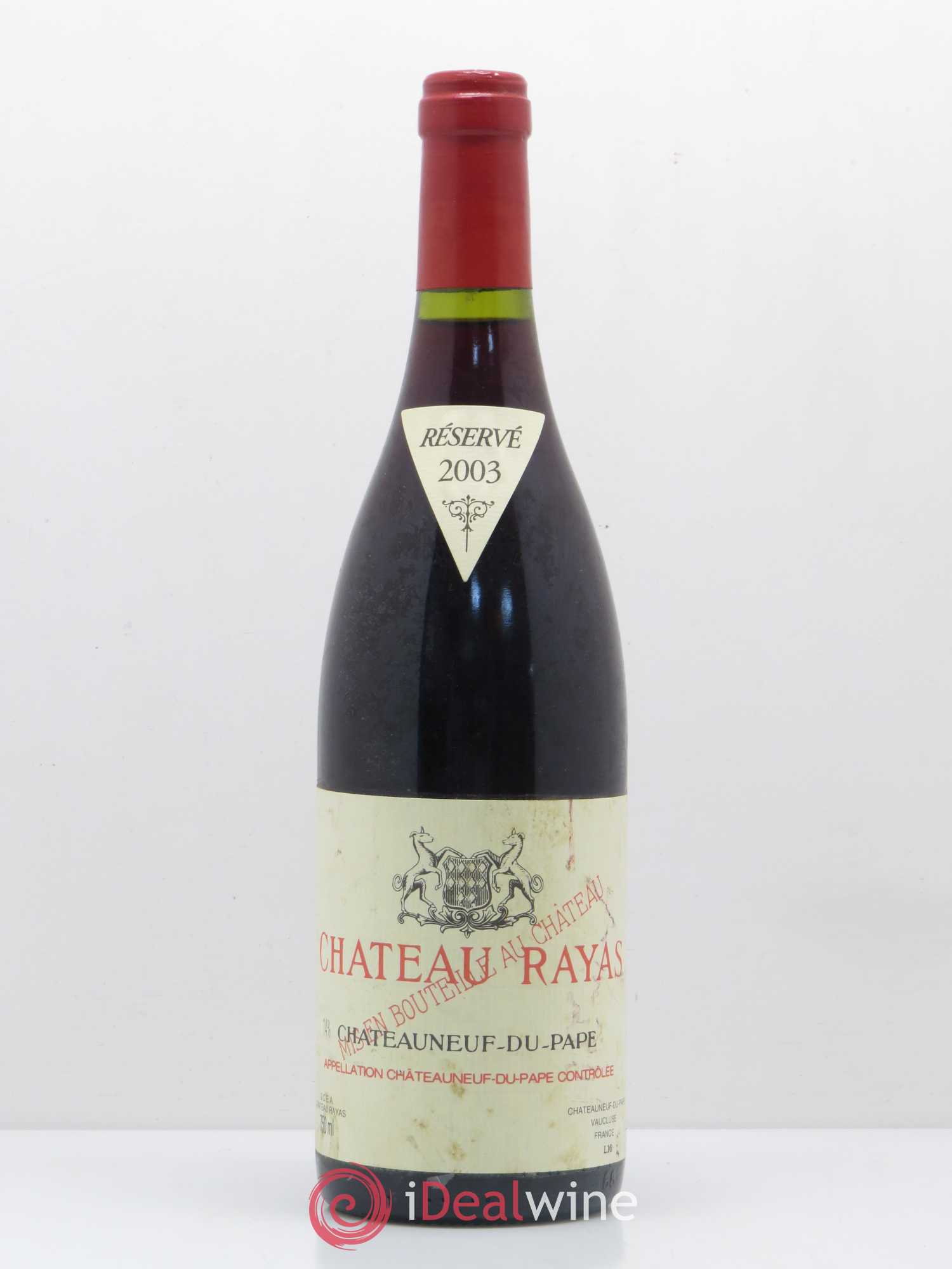 Châteauneuf-du-Pape Château Rayas Emmanuel Reynaud 2003 - Lot de 1 bouteille - 0