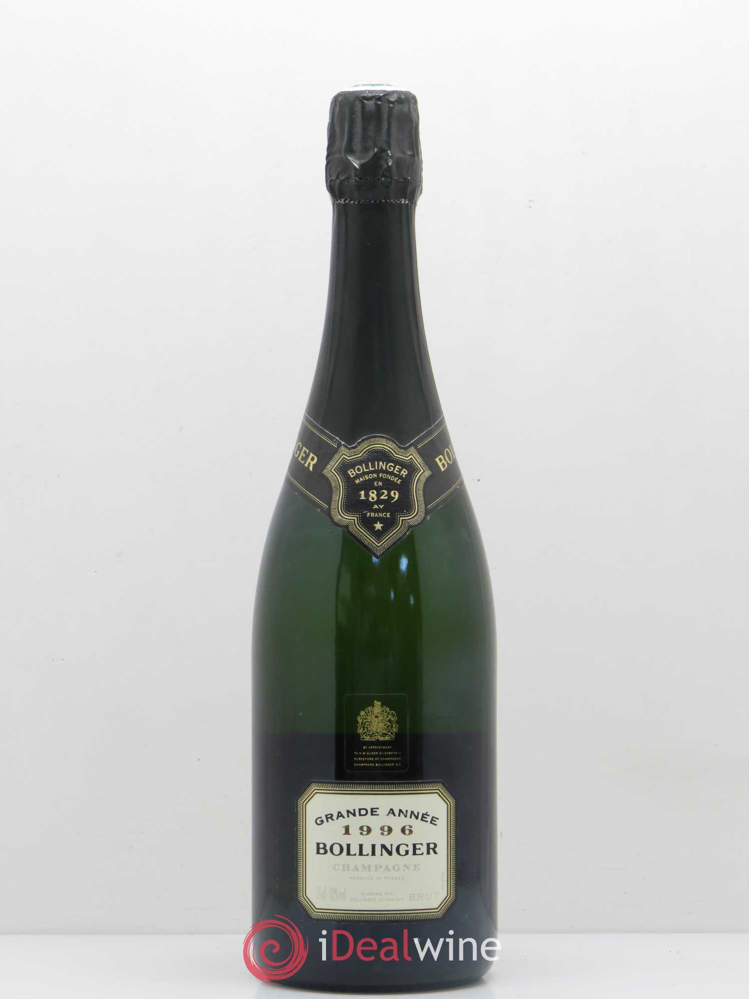 La Grande Année Brut Bollinger 1996 - Lot de 1 bouteille - 0