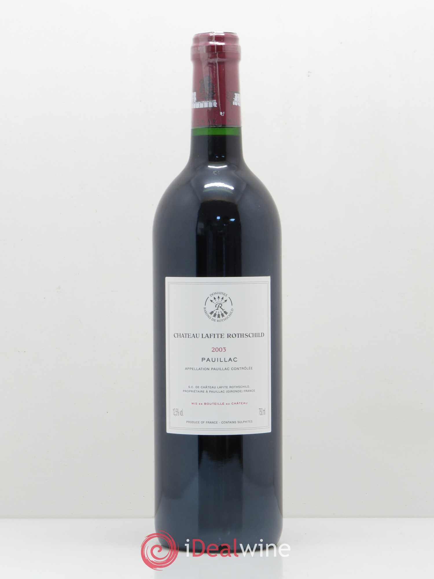 Château Lafite Rothschild 1er Grand Cru Classé 2003 - Lot de 1 bouteille - 1