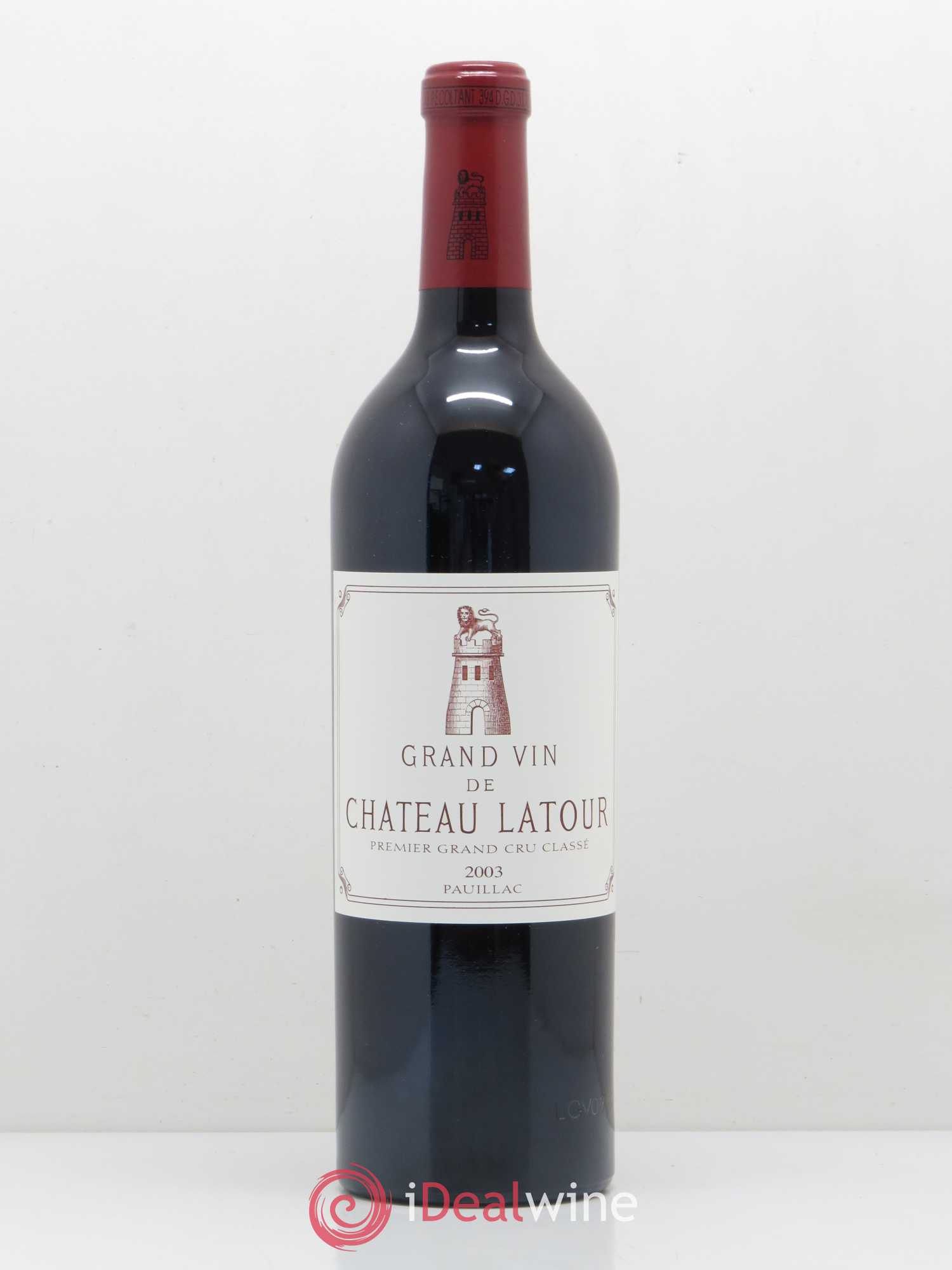 Château Latour 1er Grand Cru Classé 2003 - Lot de 1 bouteille - 0