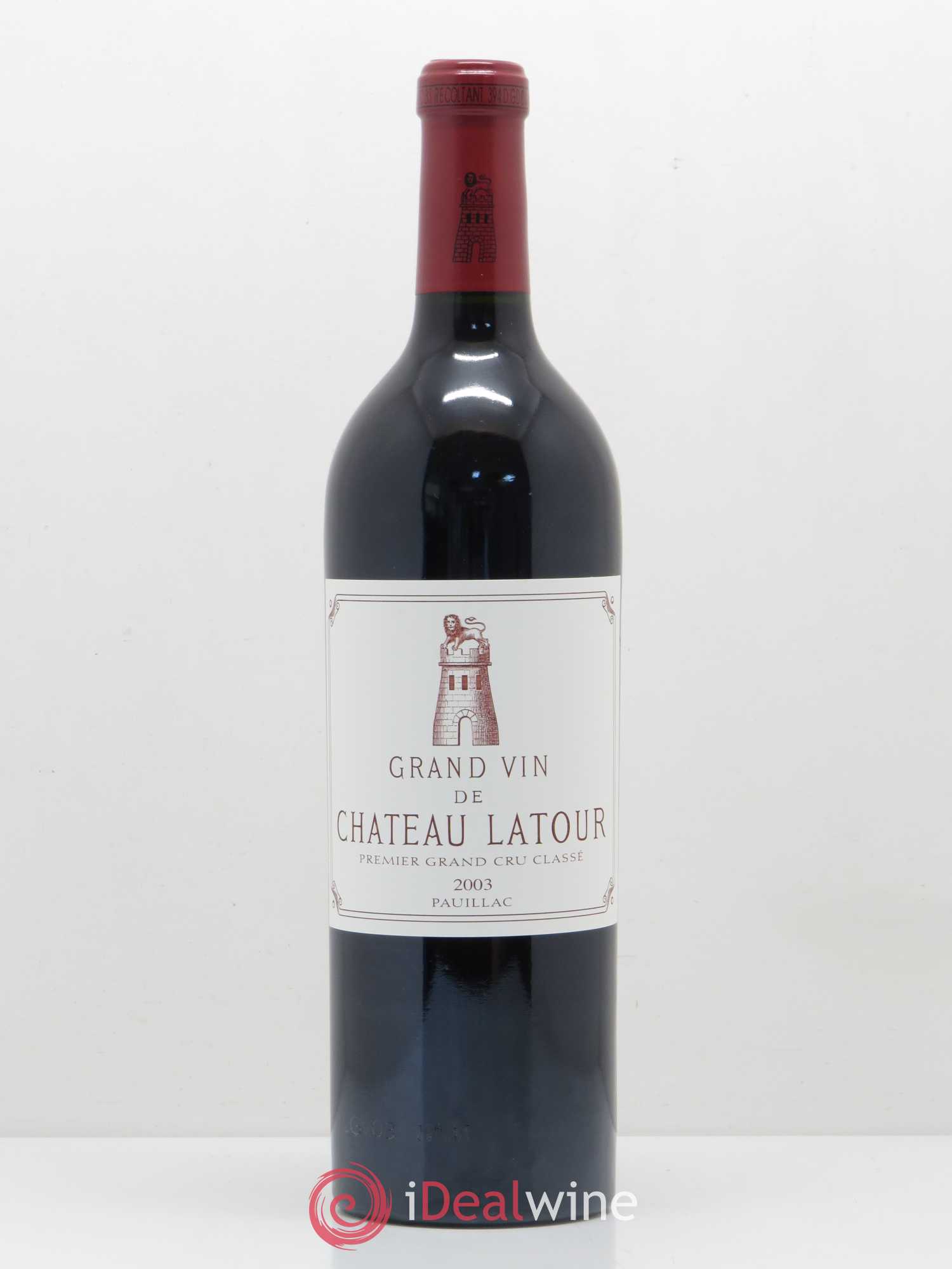 Château Latour 1er Grand Cru Classé 2003 - Lot de 1 bouteille - 0