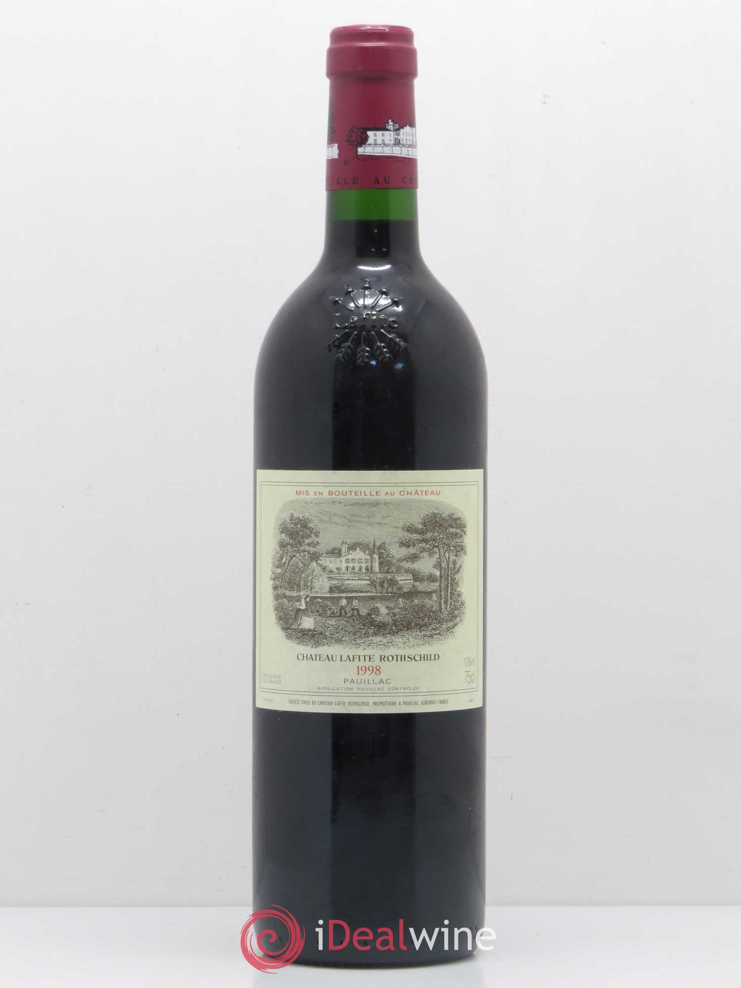 Château Lafite Rothschild 1er Grand Cru Classé 1998 - Lot de 1 bouteille - 0
