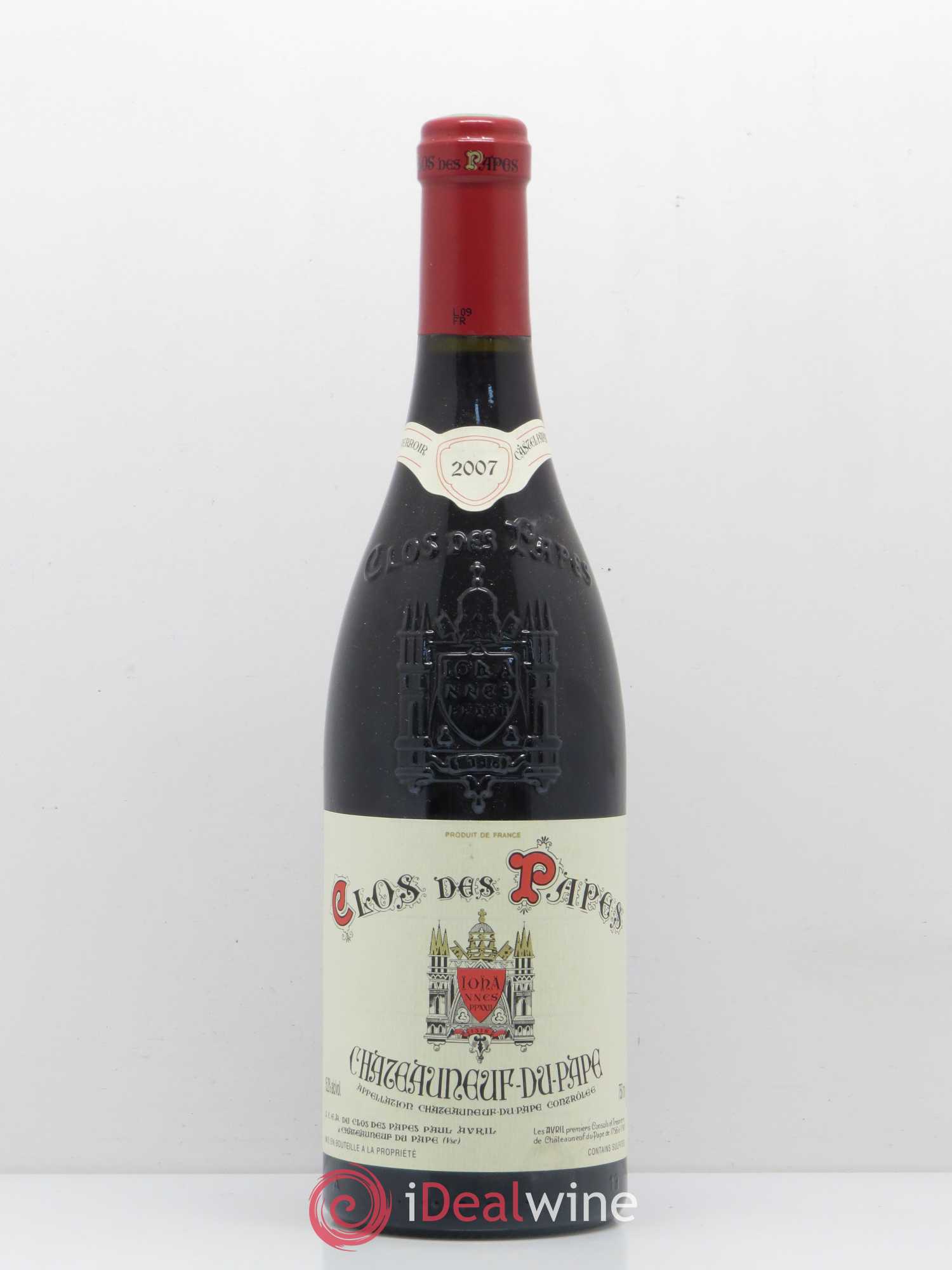Châteauneuf-du-Pape Clos des Papes - Paul Avril 2007 - Lot de 1 bouteille - 0