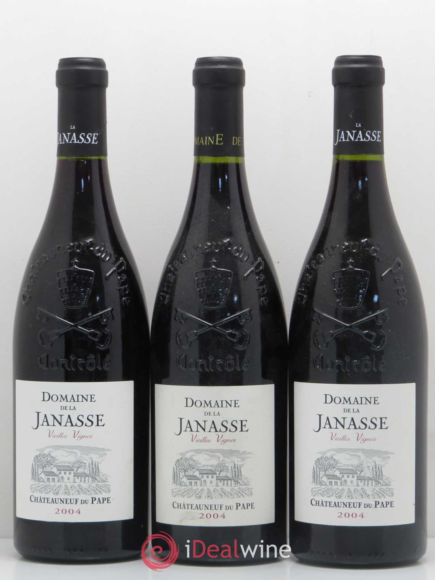 Châteauneuf-du-Pape Cuvée Vieilles Vignes La Janasse (Domaine de) 2004 - Lot de 3 bouteilles - 0