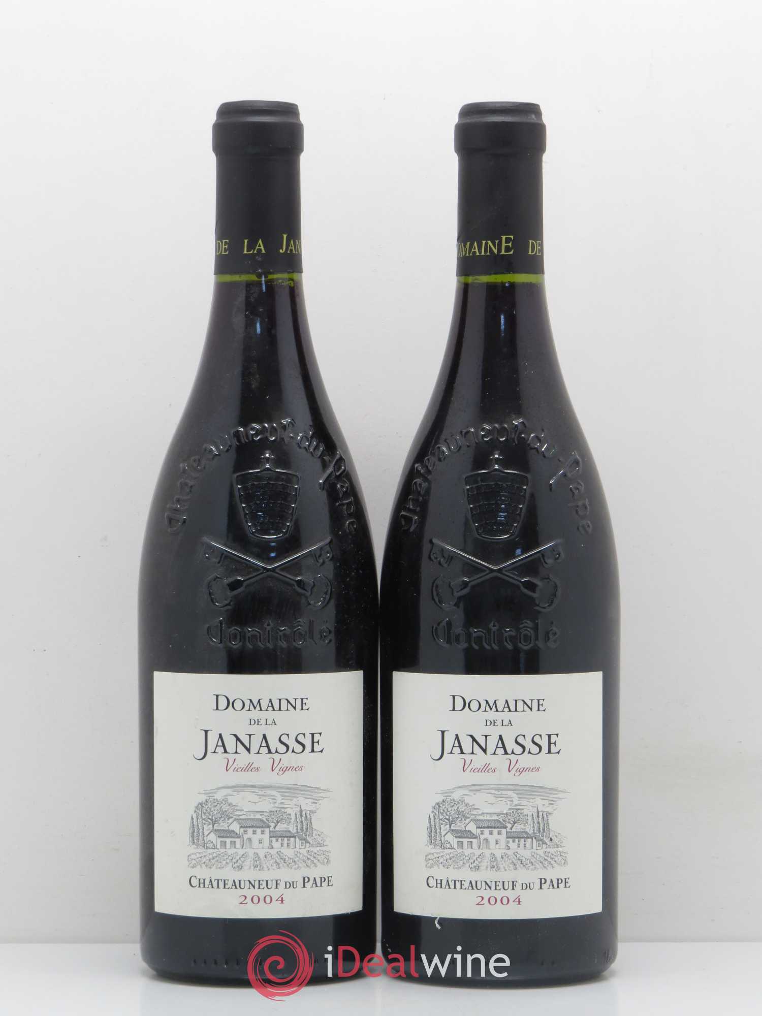 Châteauneuf-du-Pape Cuvée Vieilles Vignes La Janasse (Domaine de) 2004 - Lot de 2 bouteilles - 0