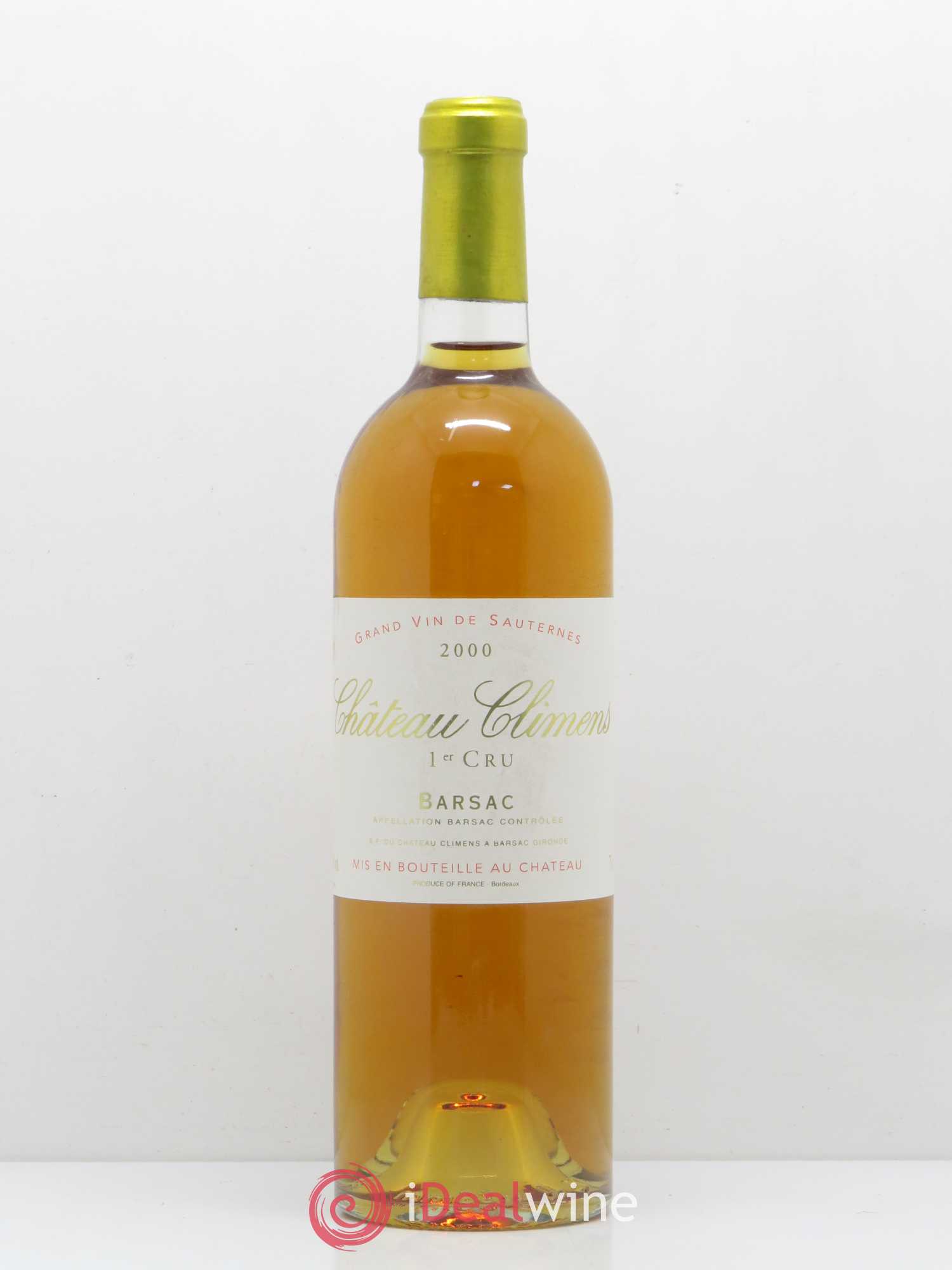 Château Climens 1er Grand Cru Classé 2000 - Lotto di 1 bottiglia - 0