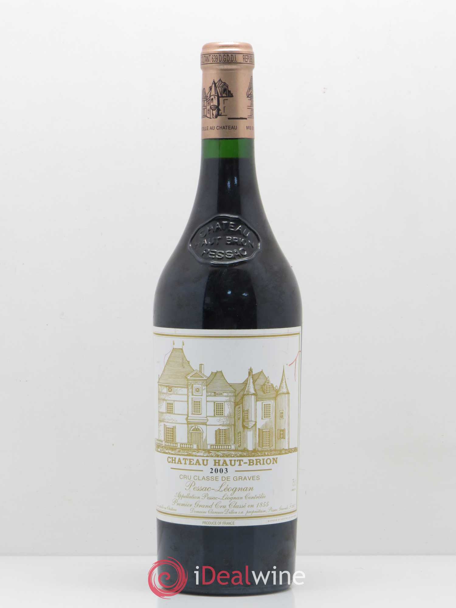 Château Haut Brion 1er Grand Cru Classé 2003 - Lot de 1 bouteille - 0