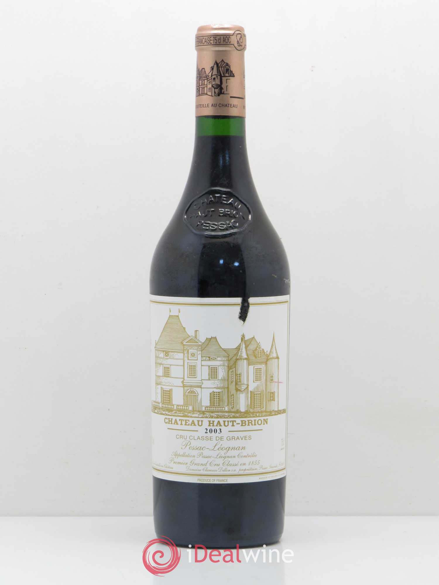 Château Haut Brion 1er Grand Cru Classé 2003 - Lot de 1 bouteille - 0